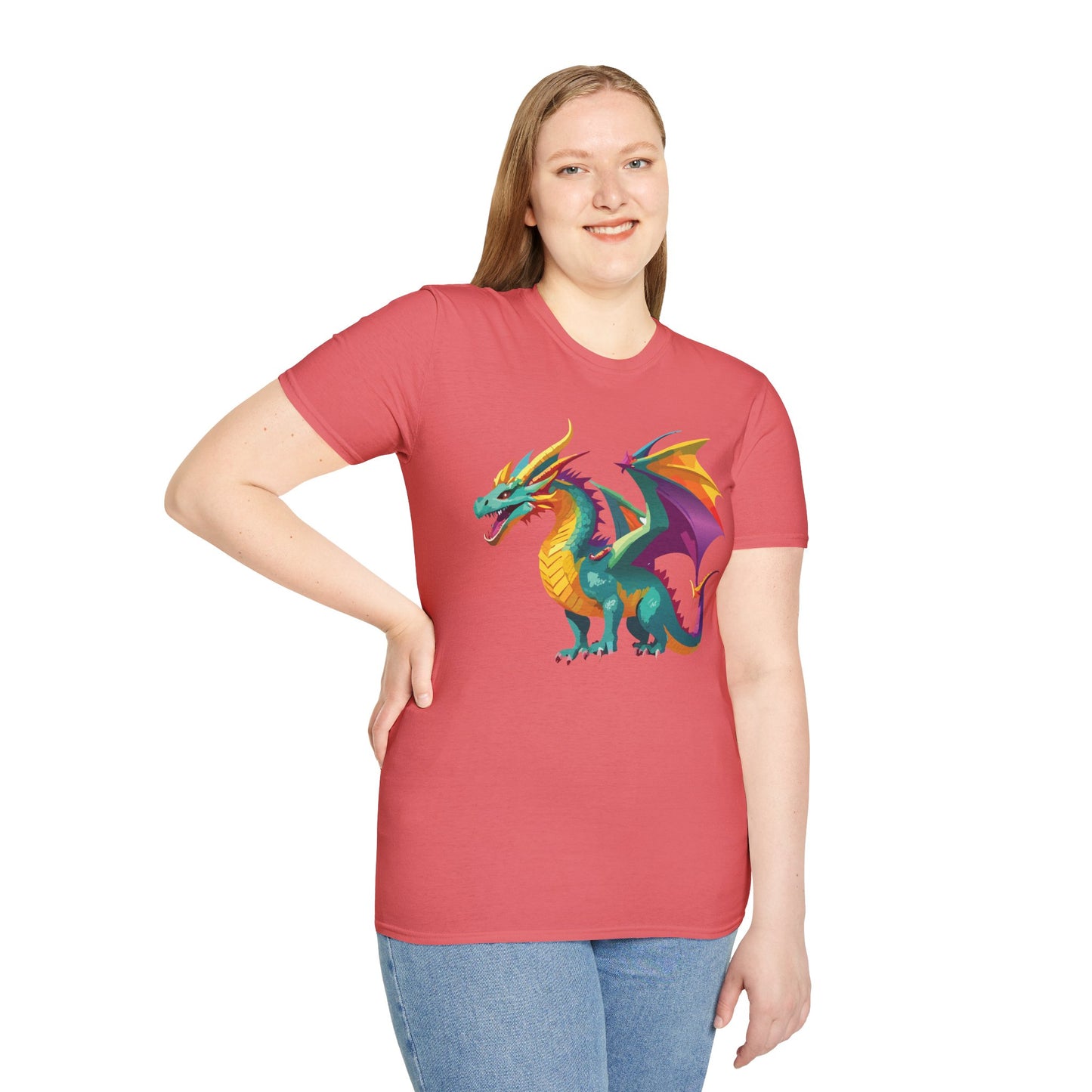 Dragon T Shirt, Dragon Shirt, Shirt with Animals, Animal Shirt