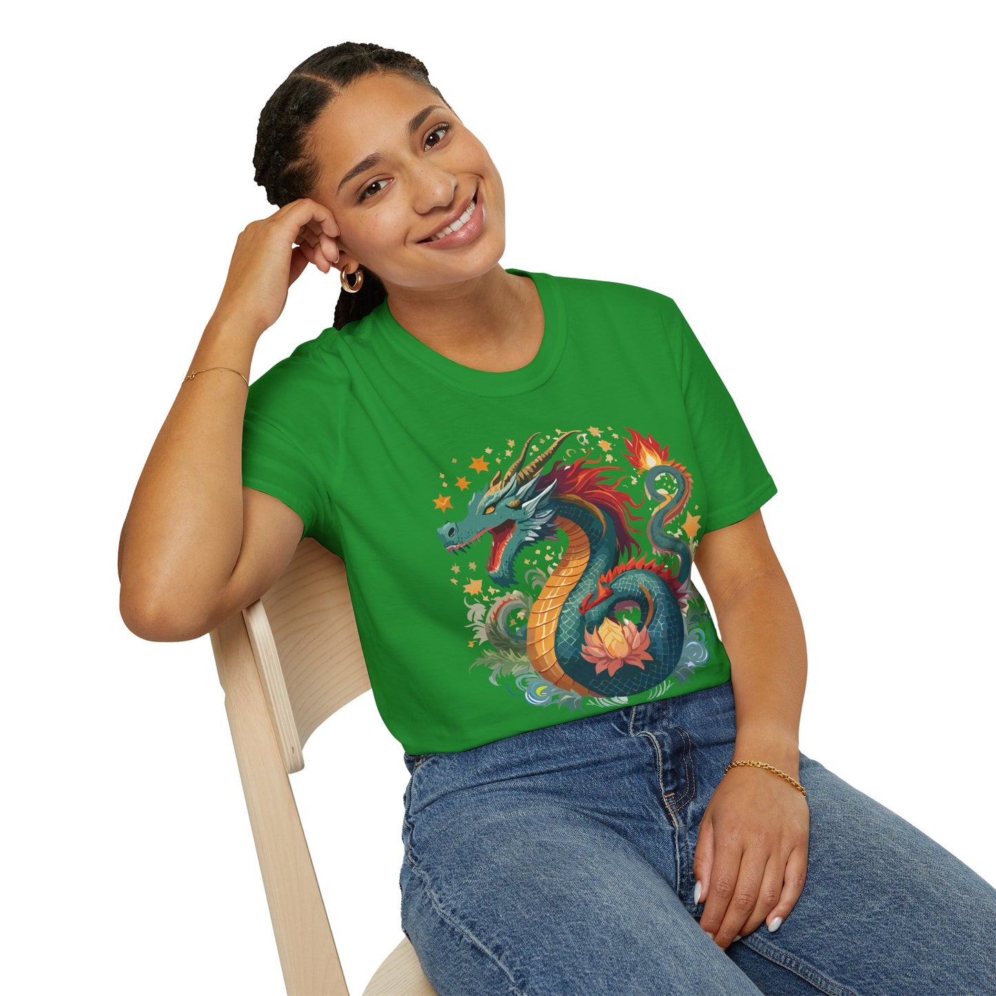 Dragon T Shirt, Dragon Shirt, Shirt with Animals, Animal Shirt