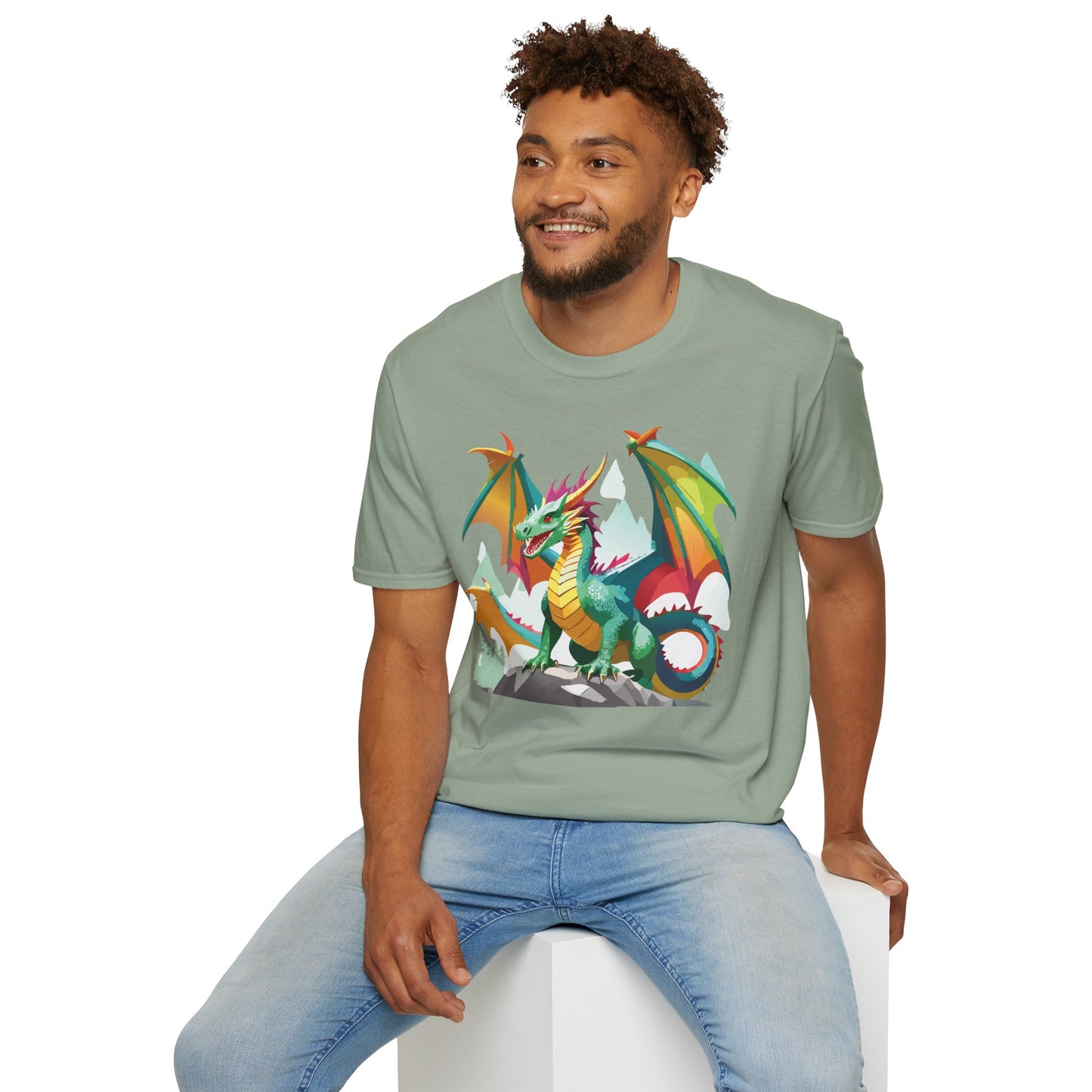 Dragon T Shirt, Dragon Shirt, Shirt with Animals, Animal Shirt