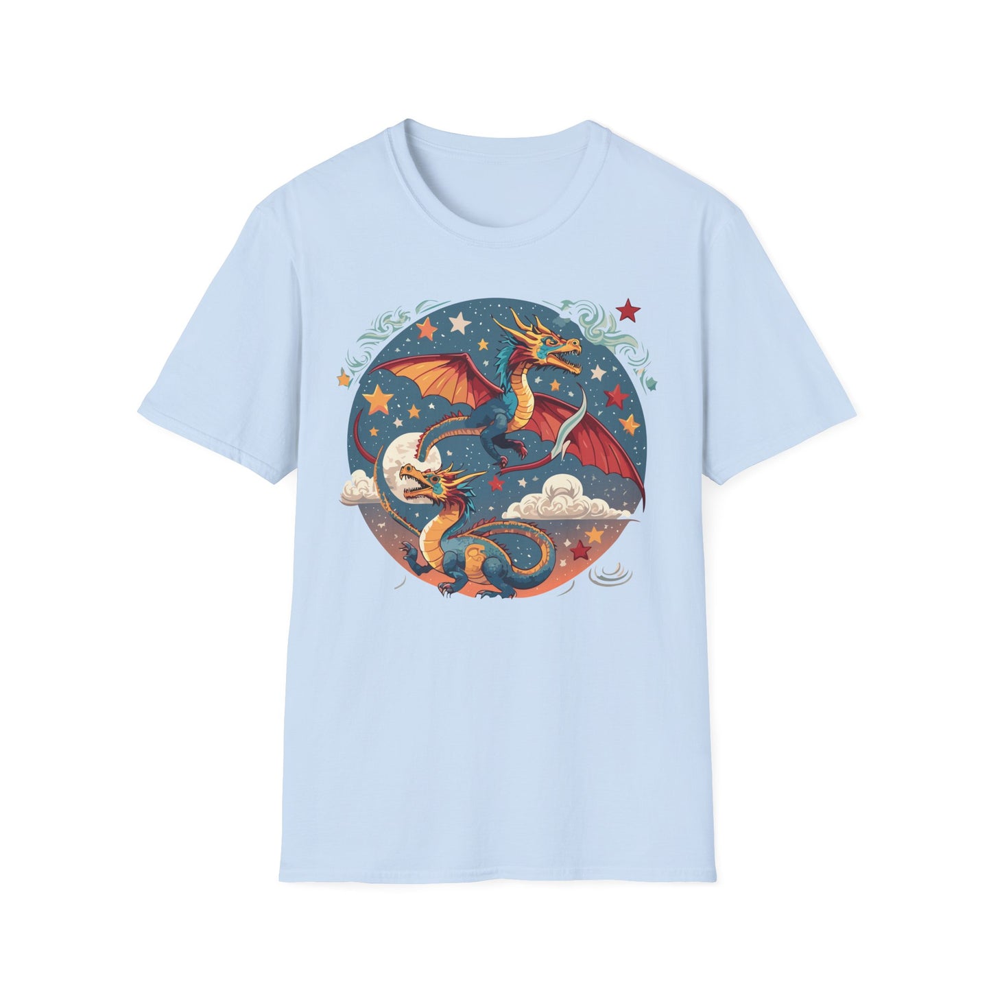 Dragon T Shirt, Dragon Shirt, Shirt with Animals, Animal Shirt