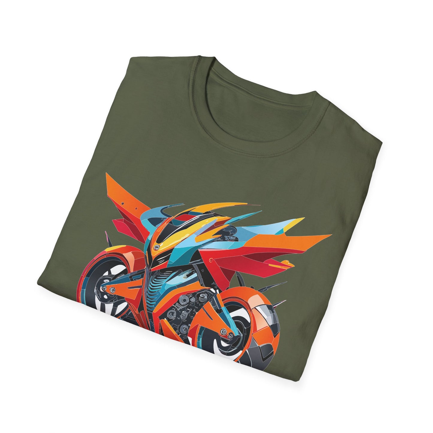 Bike T Shirt, Moto Shirt, Shirt with Motorcycle, MTB T Shirts