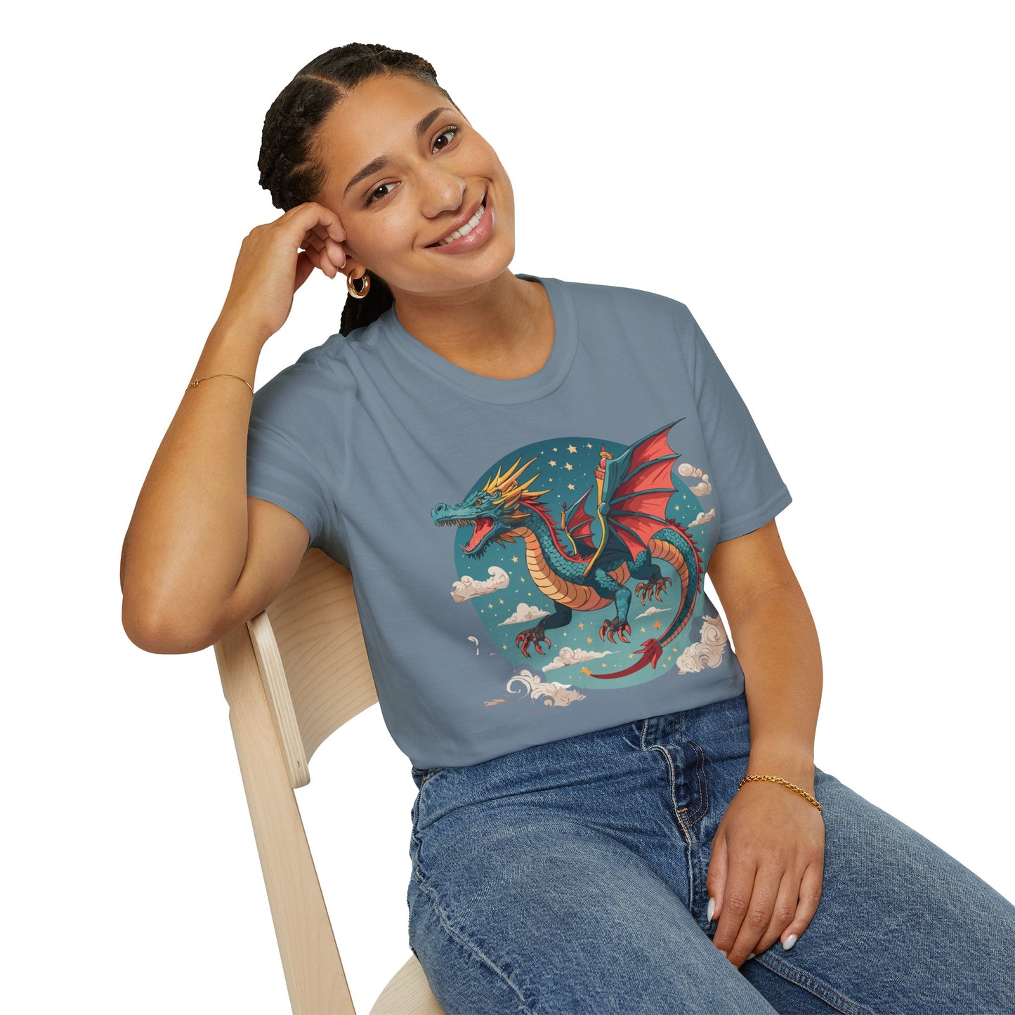 Dragon T Shirt, Dragon Shirt, Shirt with Animals, Animal Shirt
