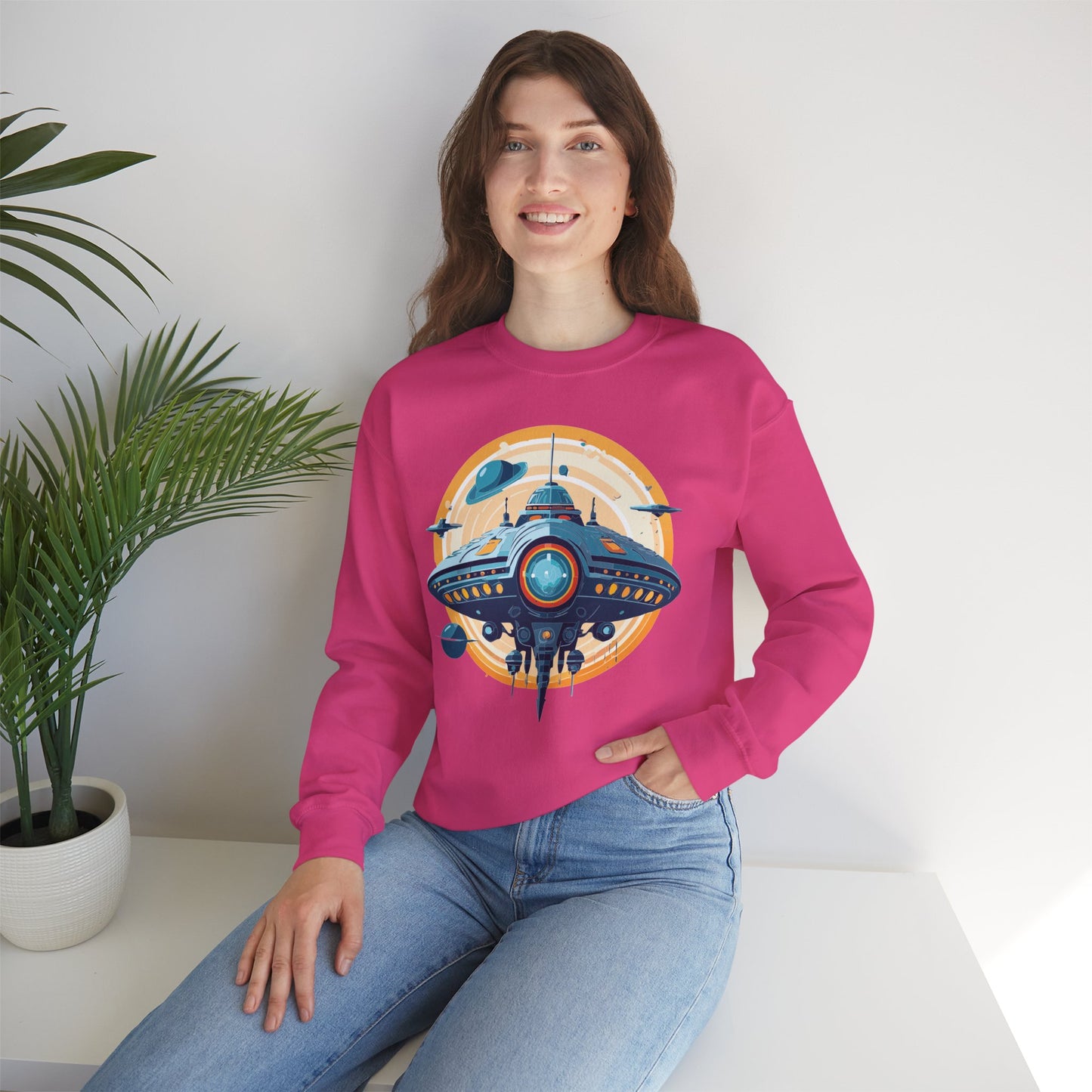Space Shuttle Sweatshirt, Cosmic Sweatshirt, Astronaut Sweatshirt, Space Cosmic Sweatshirt
