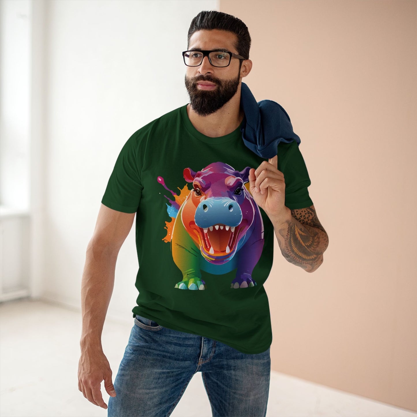 Animal Shirt, Hippo Shirt - SudokuS