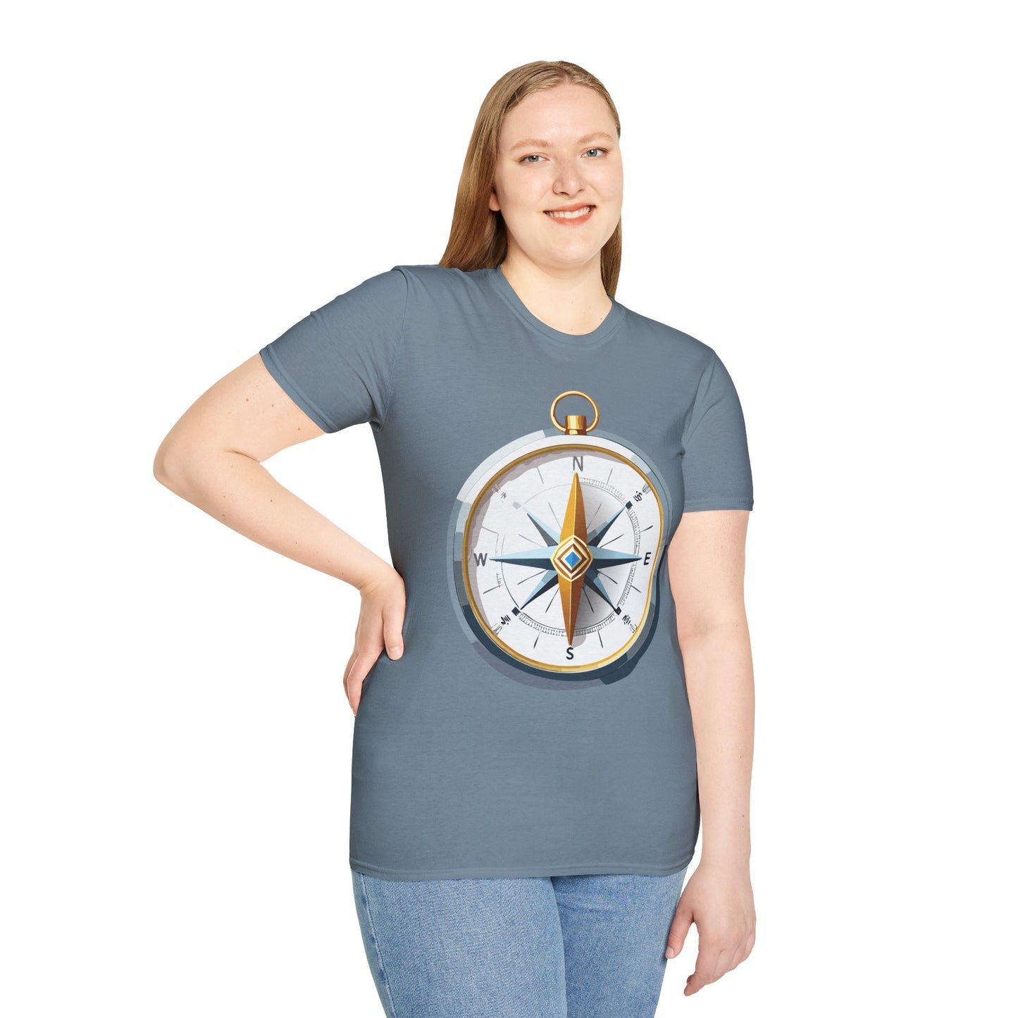 Compass T Shirt, Compass Shirt, Shirt with Compass, Navigator Shirt