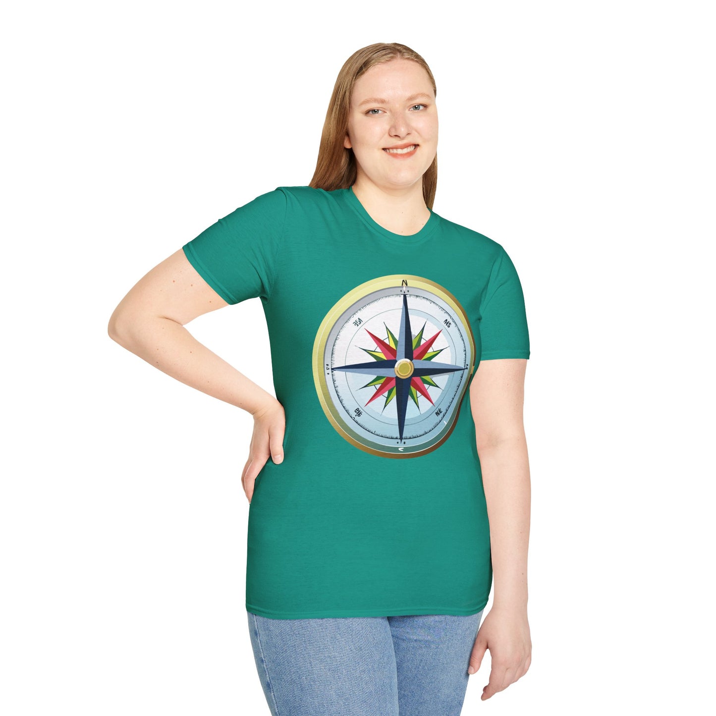 Compass T Shirt, Compass Shirt, Shirt with Compass, Navigator Shirt