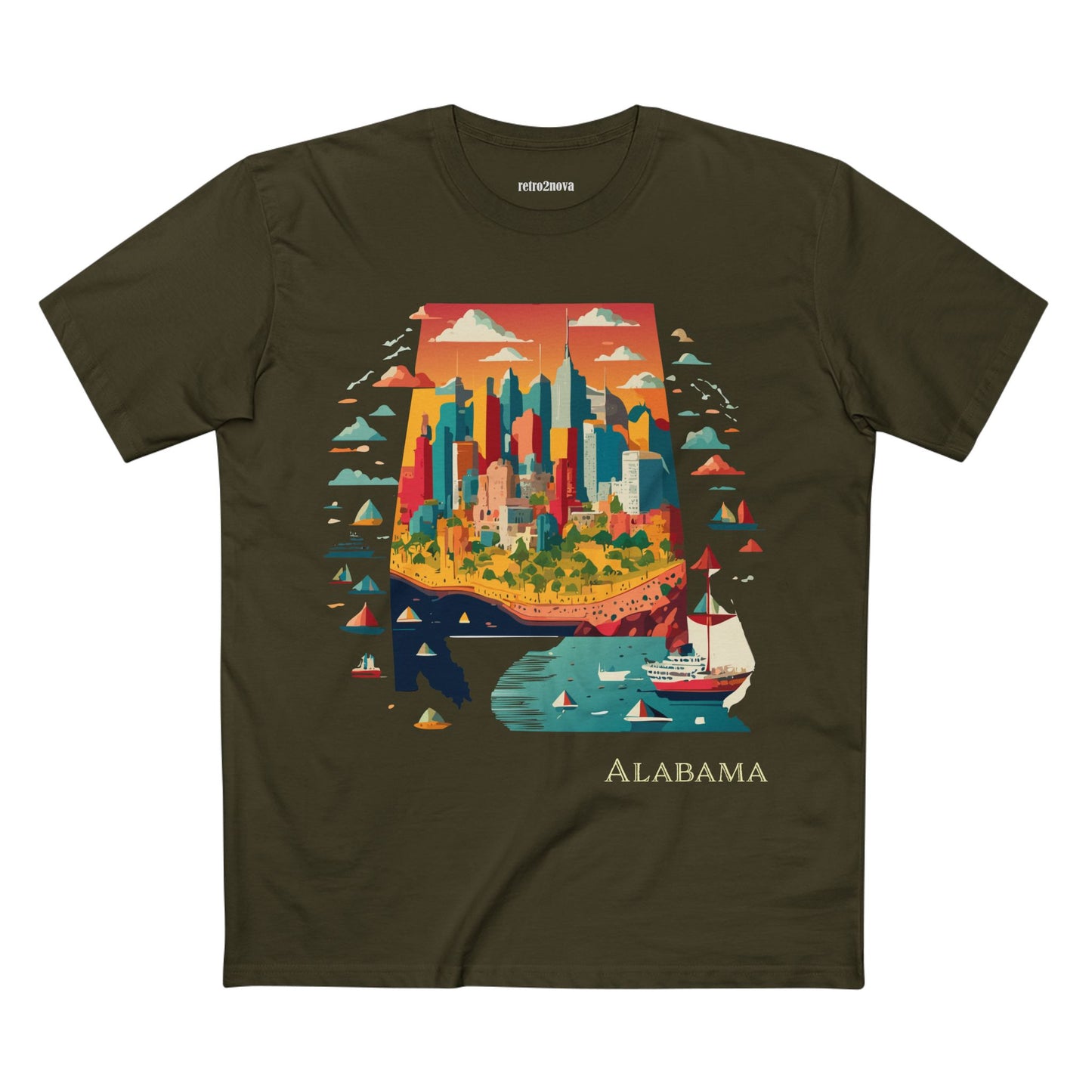 US State Shirts, Alabama Shirt