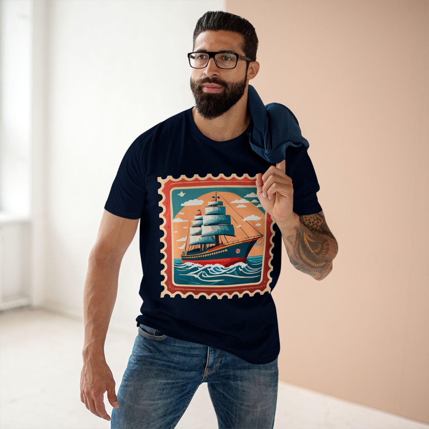 Stamp Shirt, Postage Stamp Shirt