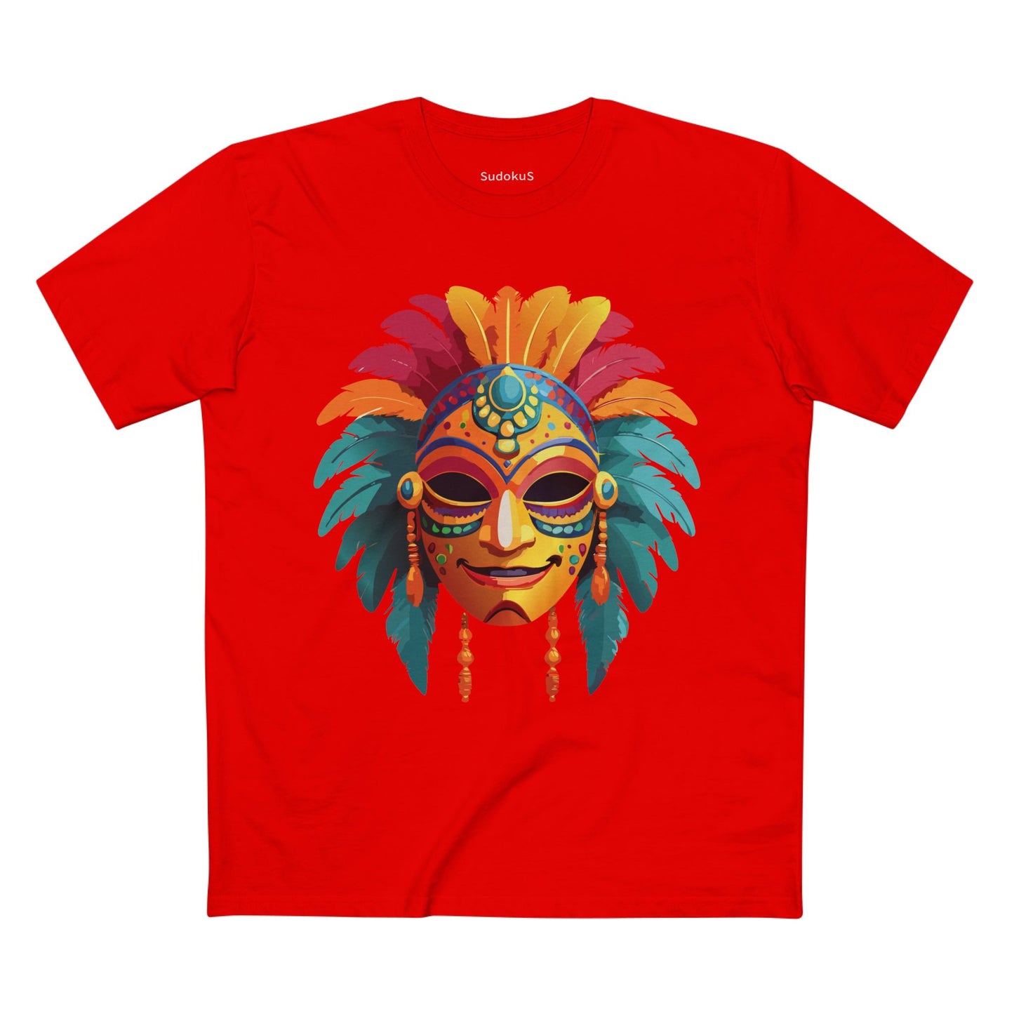 Mask Shirt, Shirt with Face - SudokuS