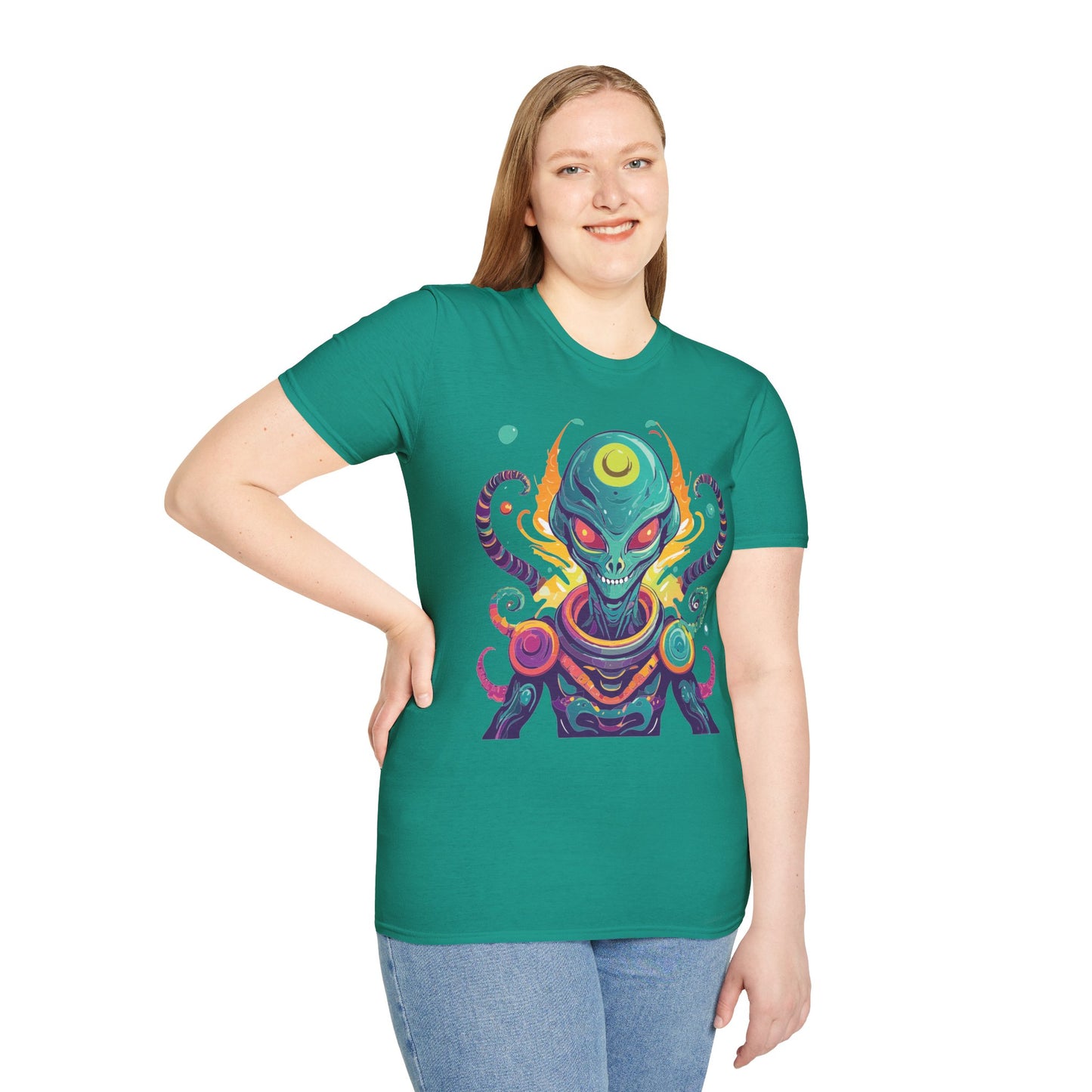 Alien T Shirt, Cosmos Shirt, Shirt with Aliens, Cosmo Shirts