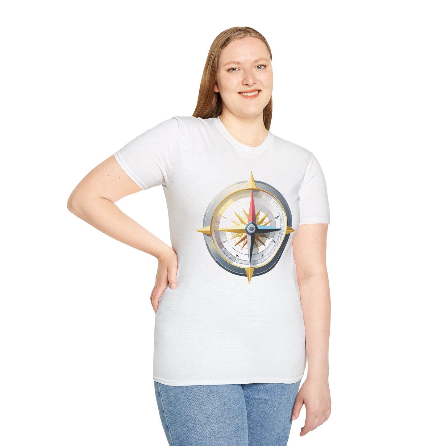 Compass T Shirt, Compass Shirt, Shirt with Compass, Navigator Shirt