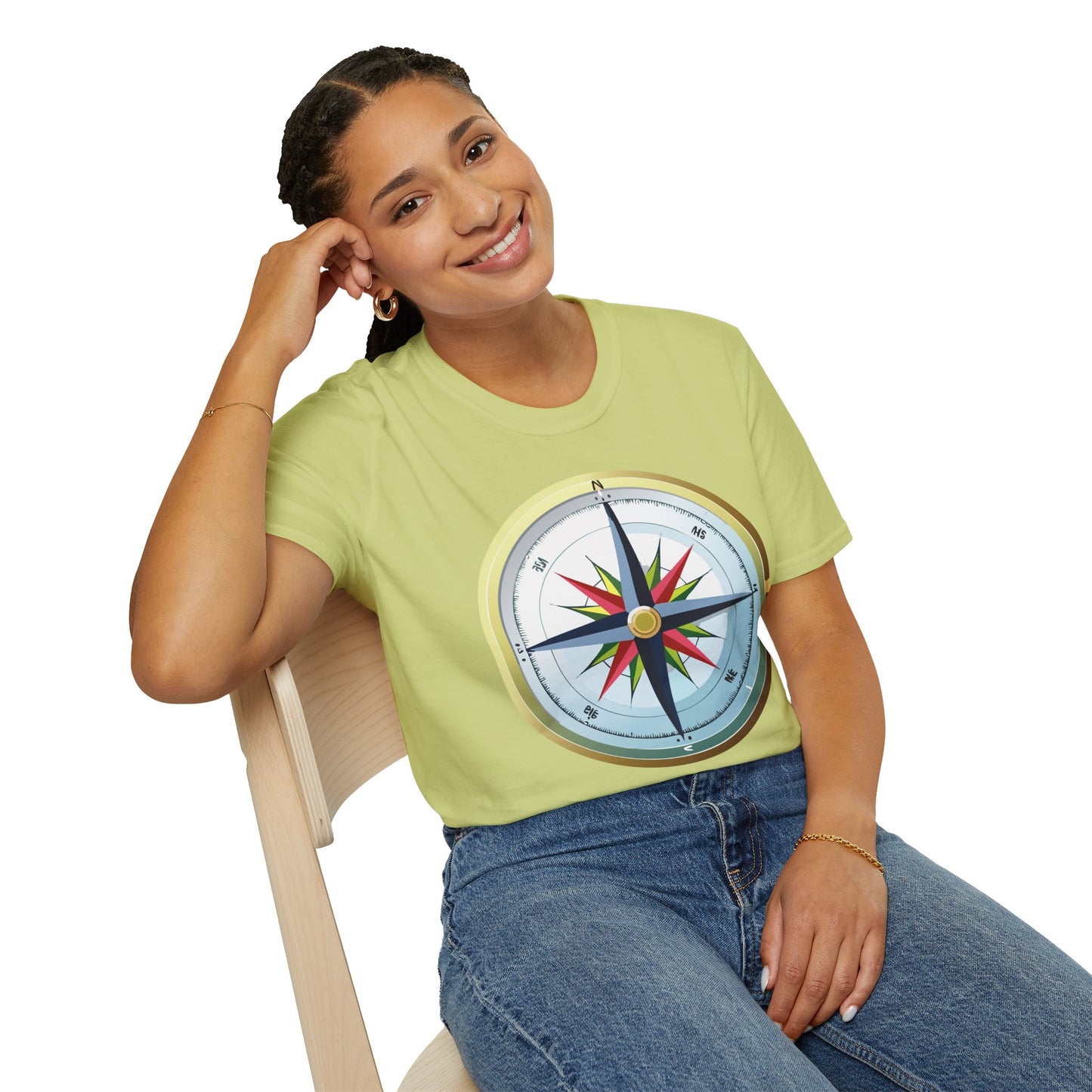 Compass T Shirt, Compass Shirt, Shirt with Compass, Navigator Shirt