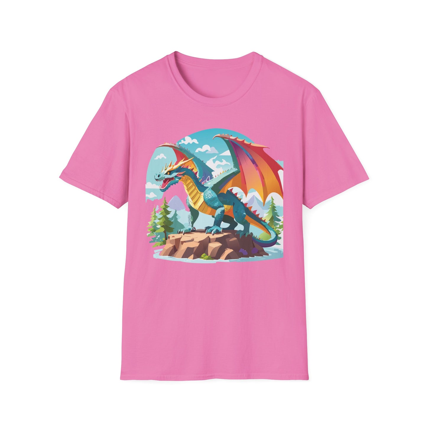 Dragon T Shirt, Dragon Shirt, Shirt with Animals, Animal Shirt