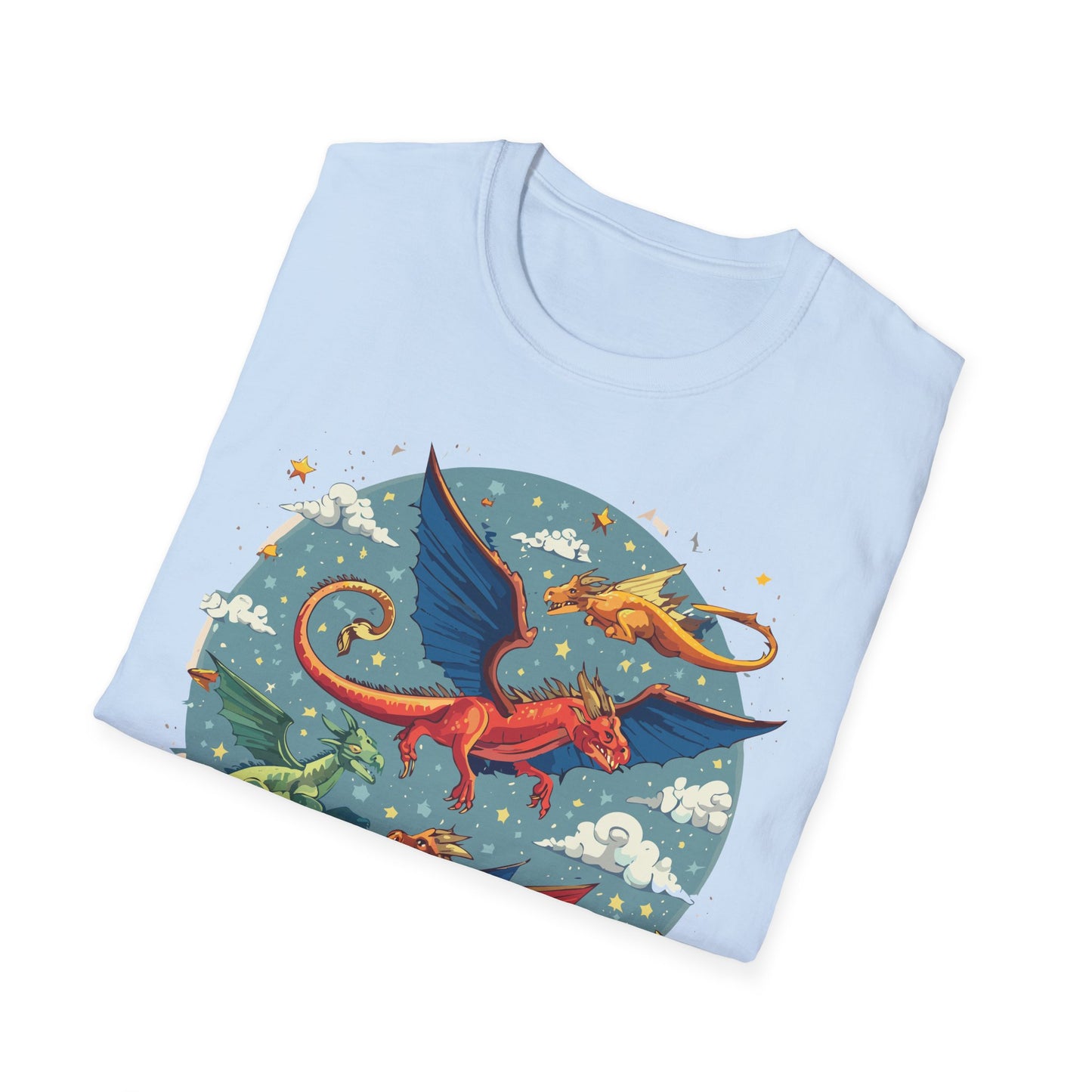 Dragon T Shirt, Dragon Shirt, Shirt with Animals, Animal Shirt
