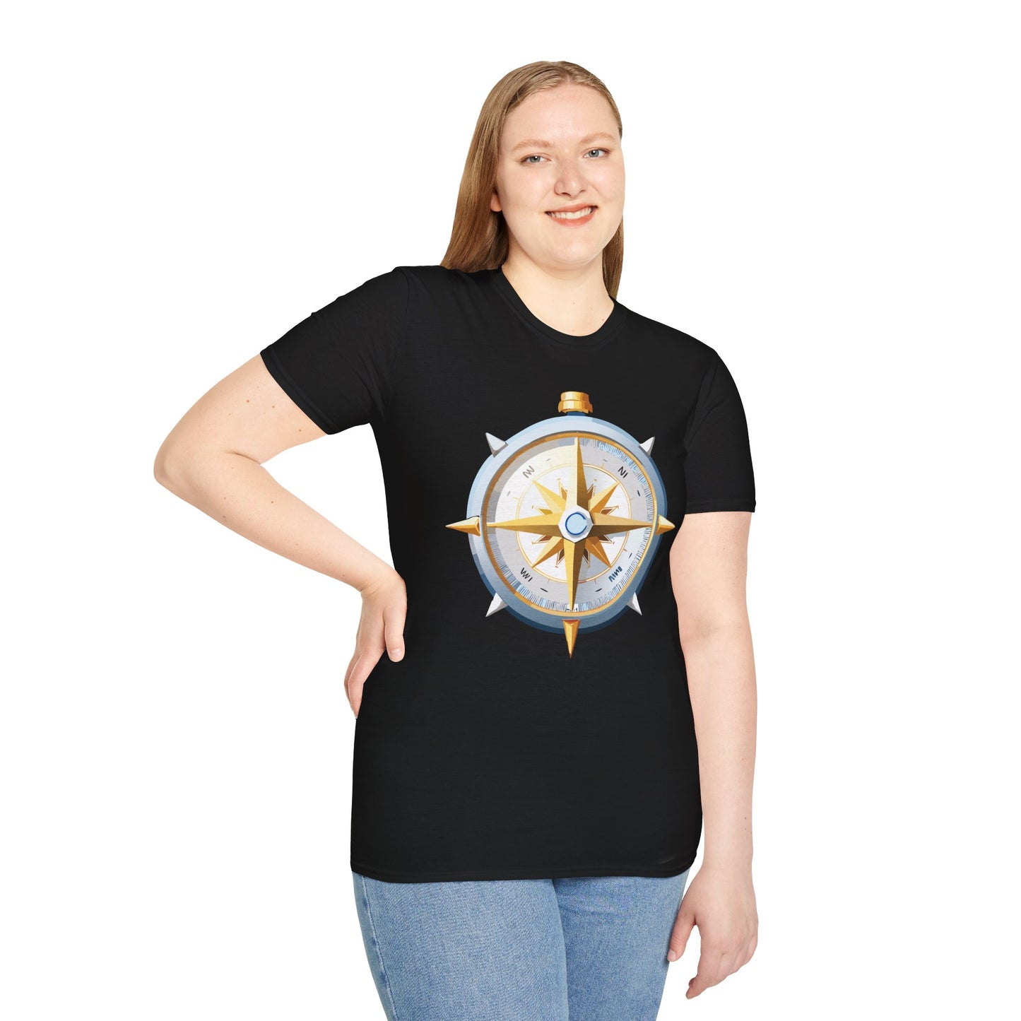 Compass T Shirt, Compass Shirt, Shirt with Compass, Navigator Shirt