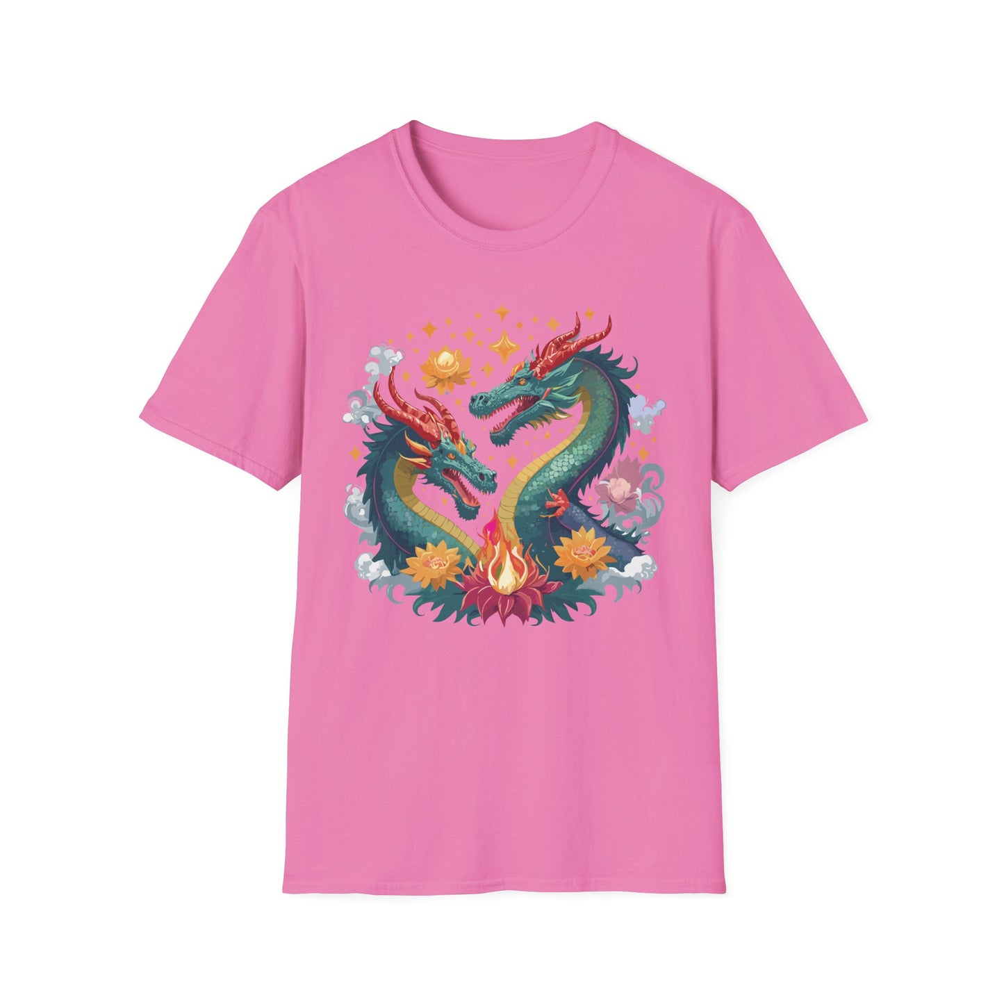 Dragon T Shirt, Dragon Shirt, Shirt with Animals, Animal Shirt