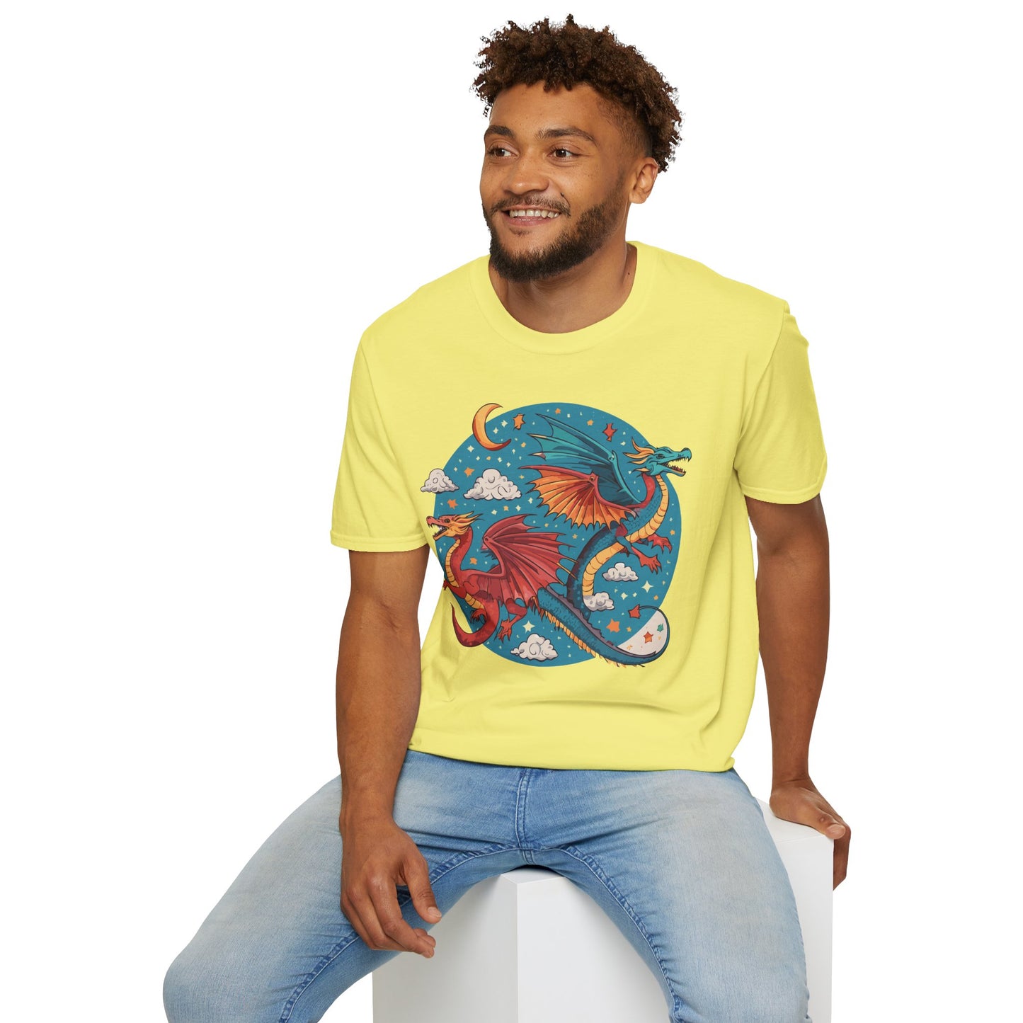 Dragon T Shirt, Dragon Shirt, Shirt with Animals, Animal Shirt