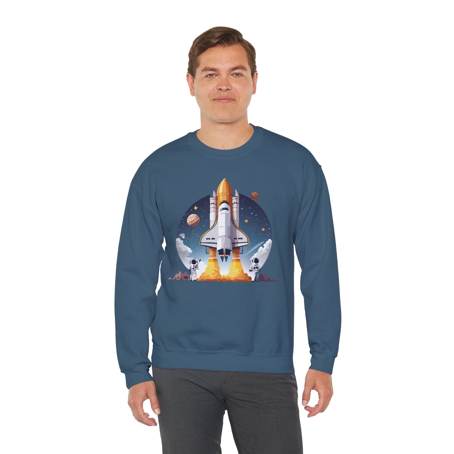Space Shuttle Sweatshirt, Cosmic Sweatshirt, Astronaut Sweatshirt, Space Cosmic Sweatshirt