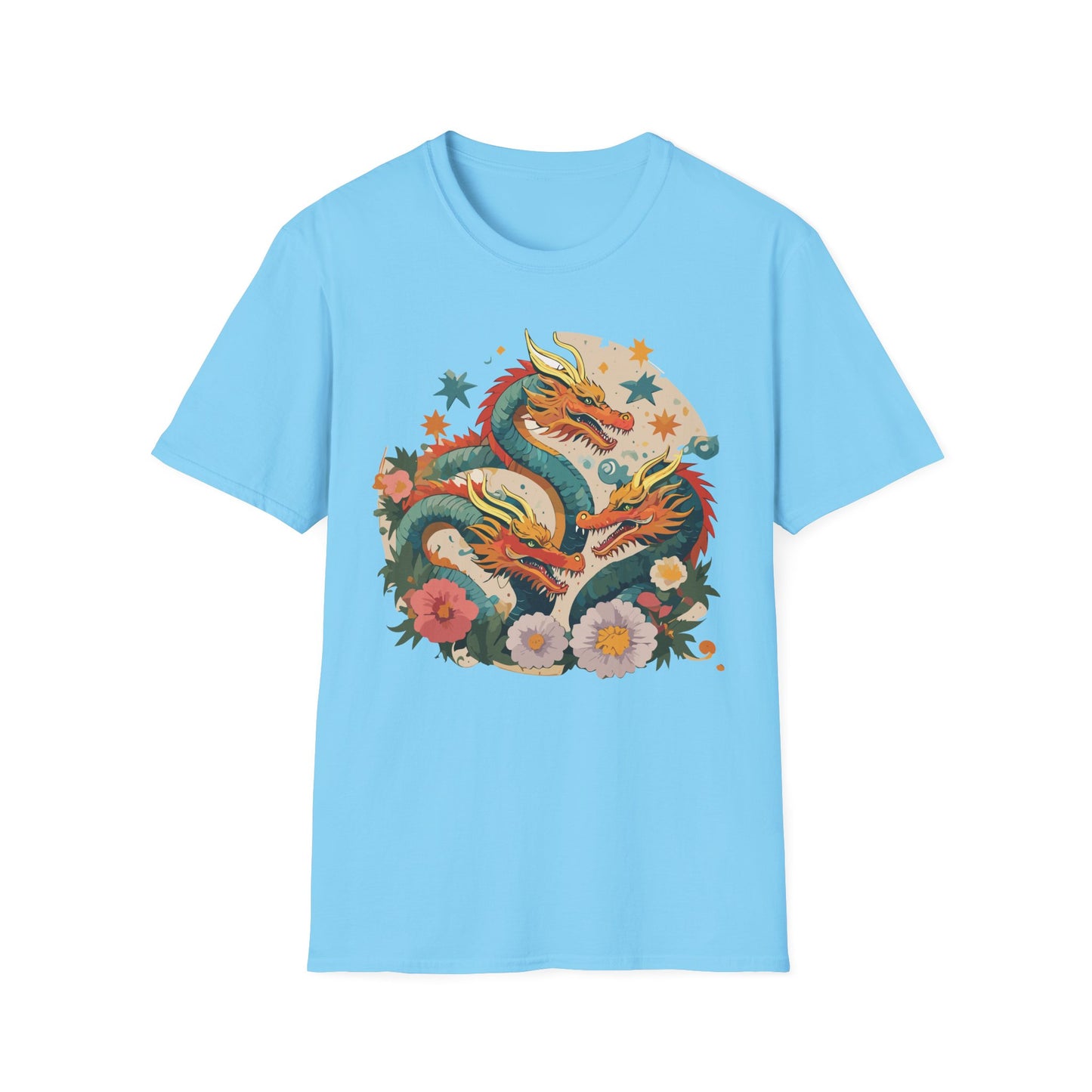 Dragon T Shirt, Dragon Shirt, Shirt with Animals, Animal Shirt