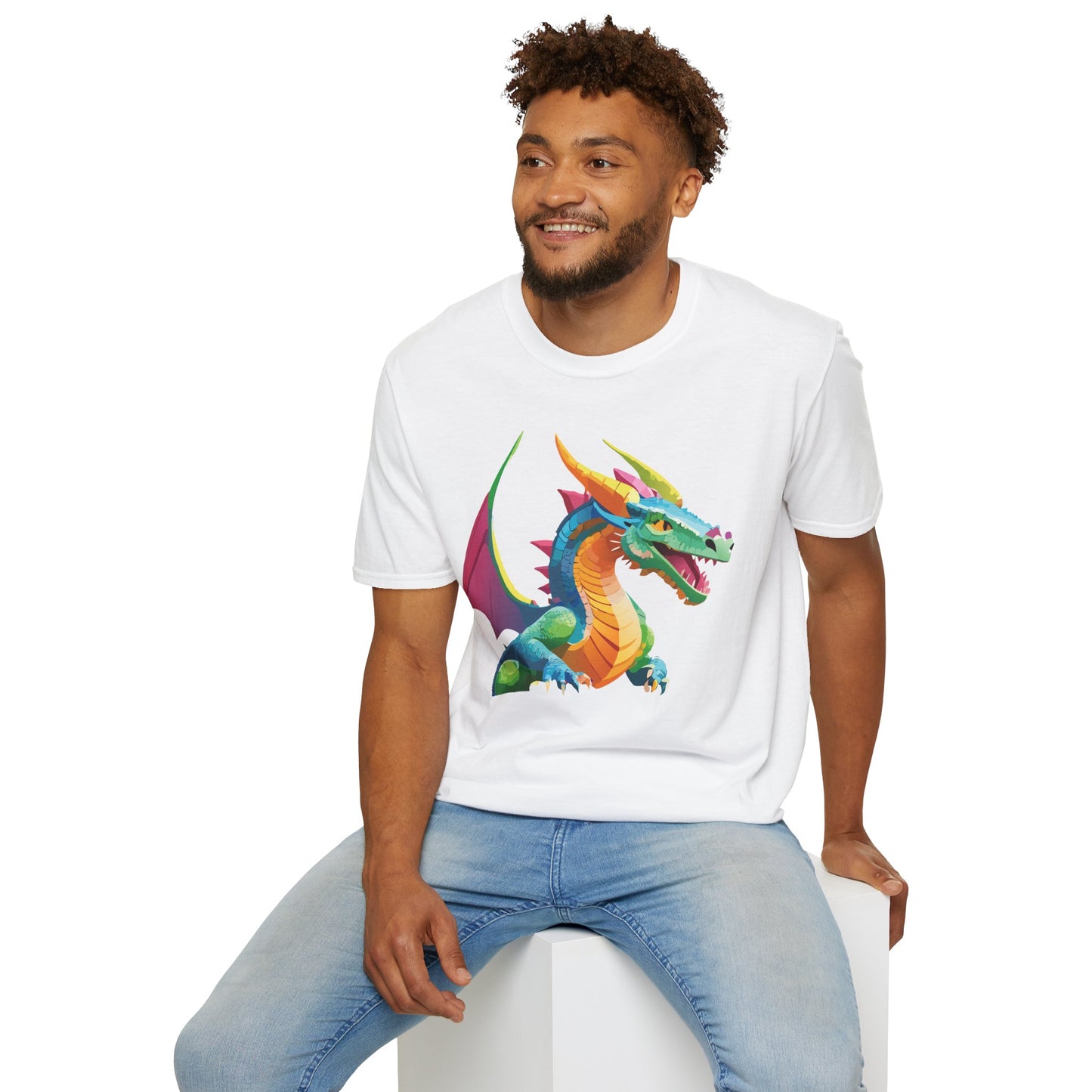 Dragon T Shirt, Dragon Shirt, Shirt with Animals, Animal Shirt