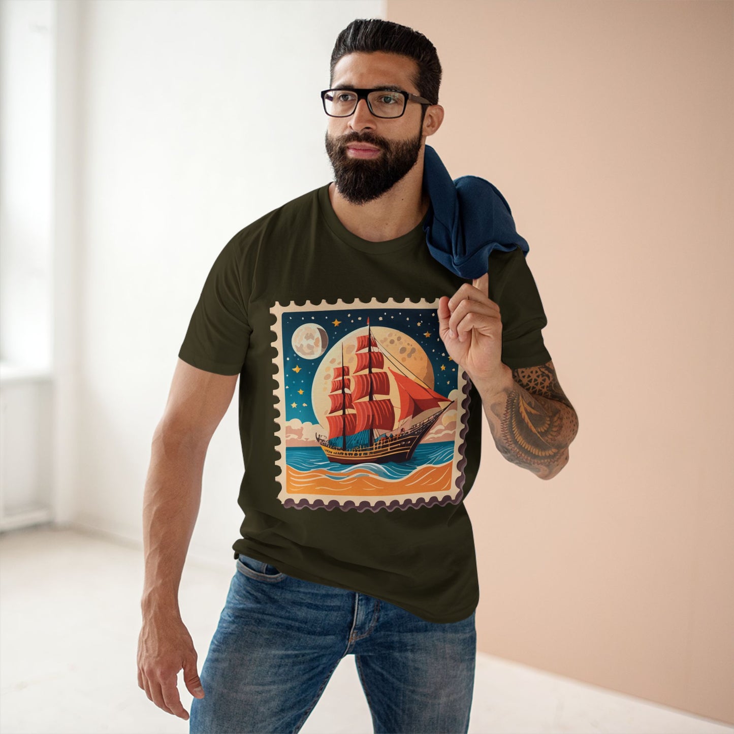 Stamp Shirt, Postage Stamp Shirt
