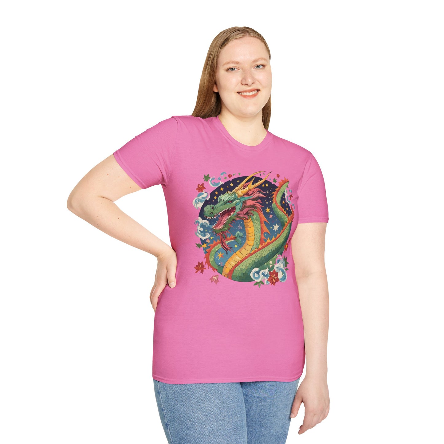 Dragon T Shirt, Dragon Shirt, Shirt with Animals, Animal Shirt