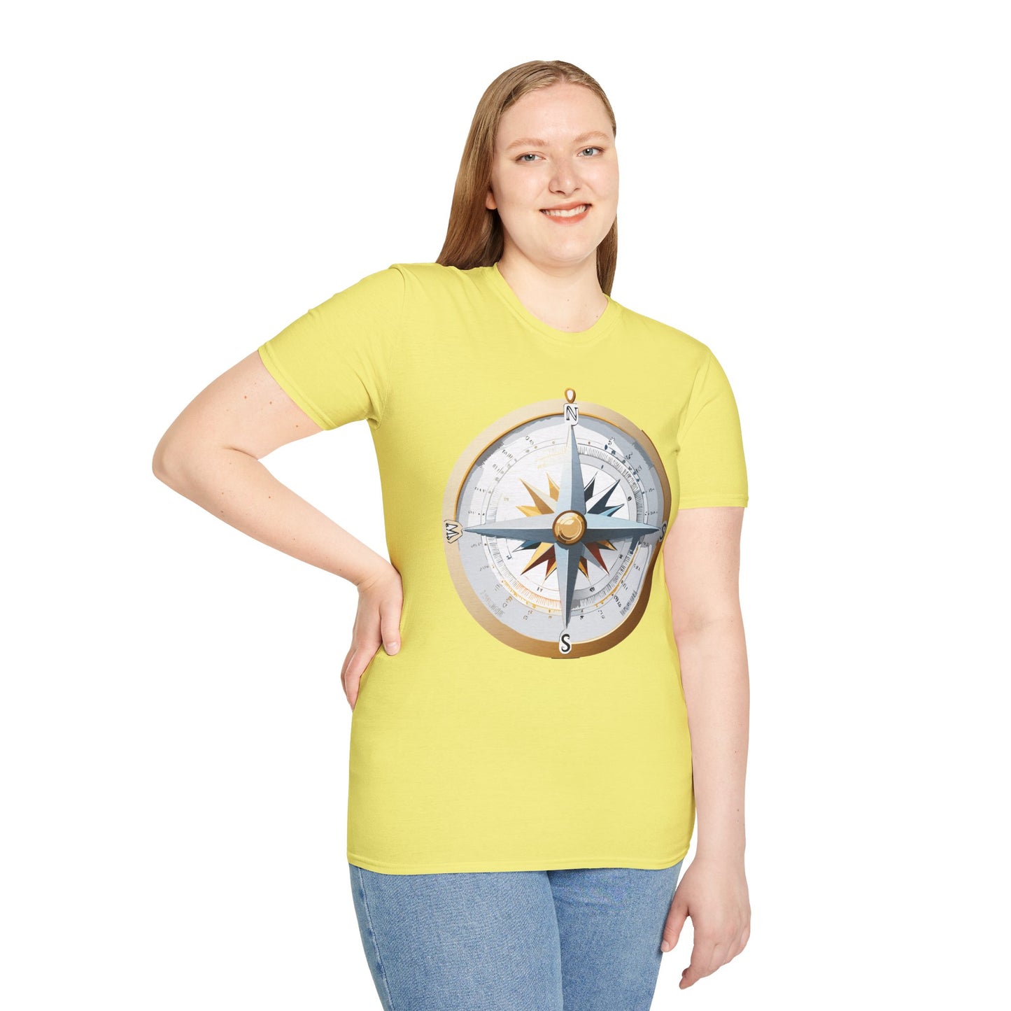 Compass T Shirt, Compass Shirt, Shirt with Compass, Navigator Shirt