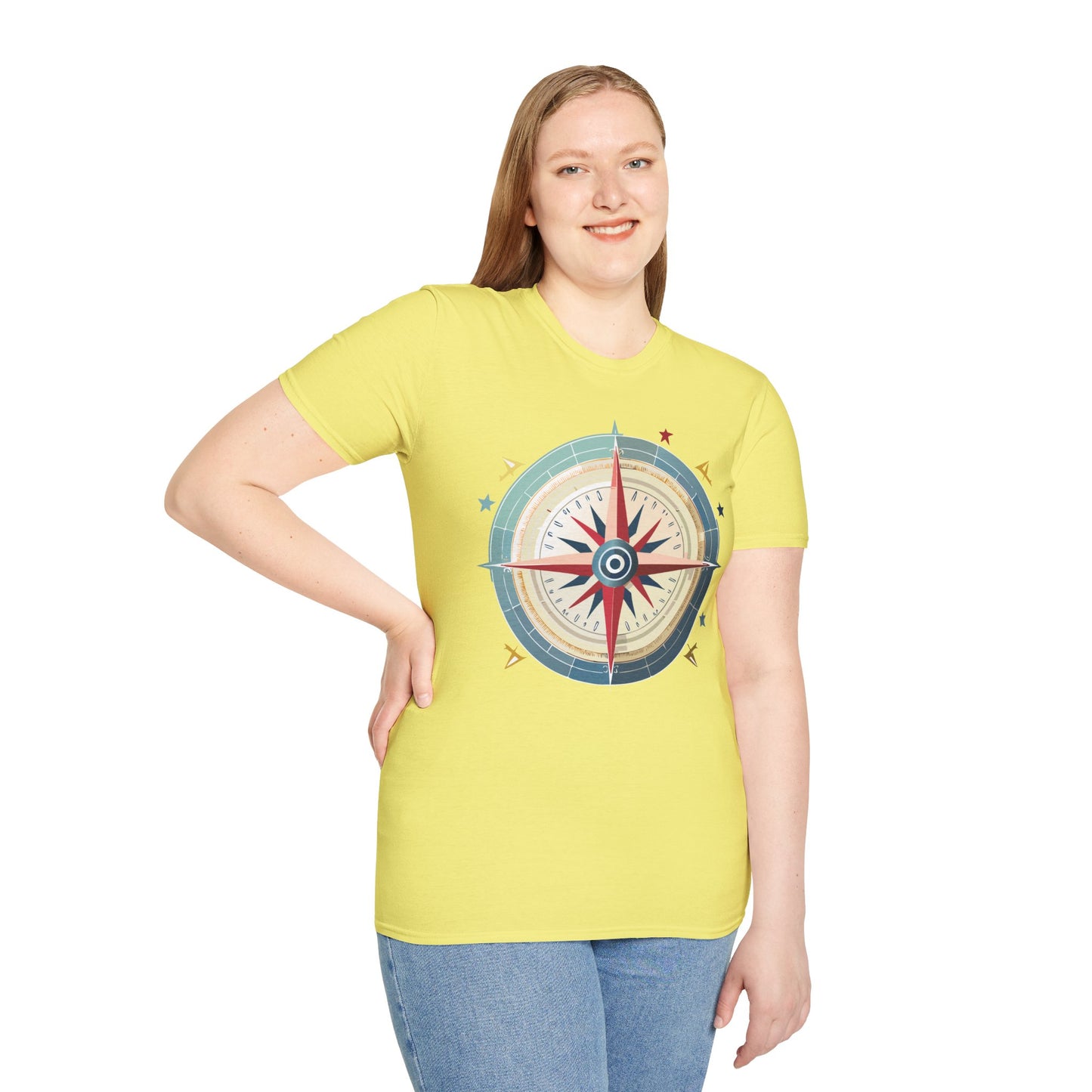Compass T Shirt, Compass Shirt, Shirt with Compass, Navigator Shirt