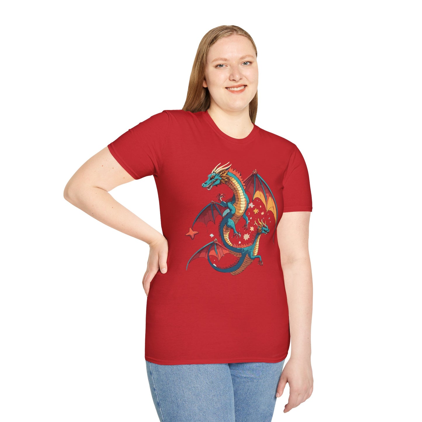 Dragon T Shirt, Dragon Shirt, Shirt with Animals, Animal Shirt