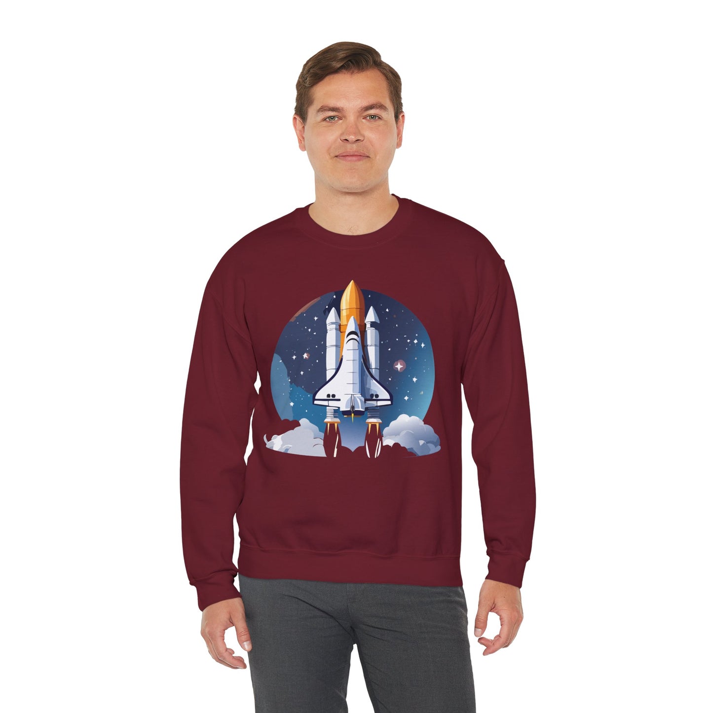 Space Shuttle Sweatshirt, Cosmic Sweatshirt, Astronaut Sweatshirt, Space Cosmic Sweatshirt