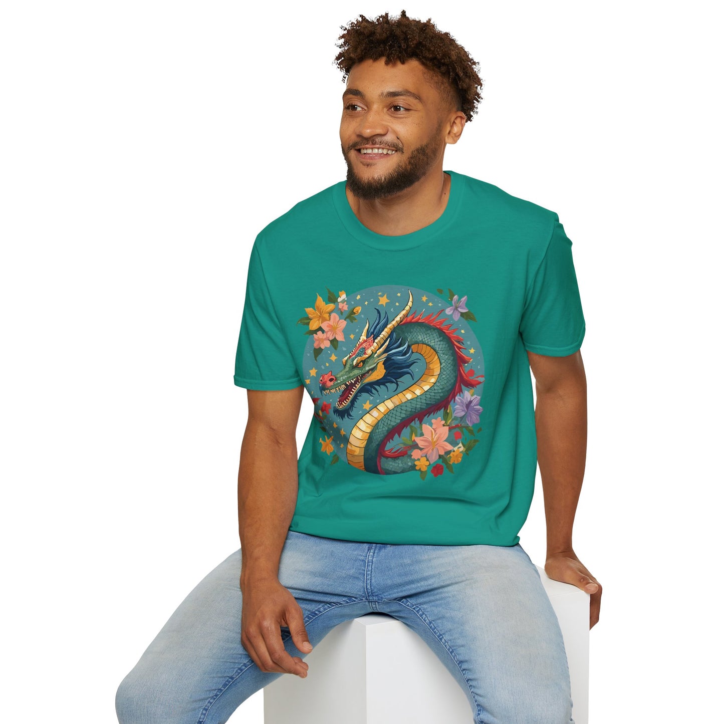 Dragon T Shirt, Dragon Shirt, Shirt with Animals, Animal Shirt