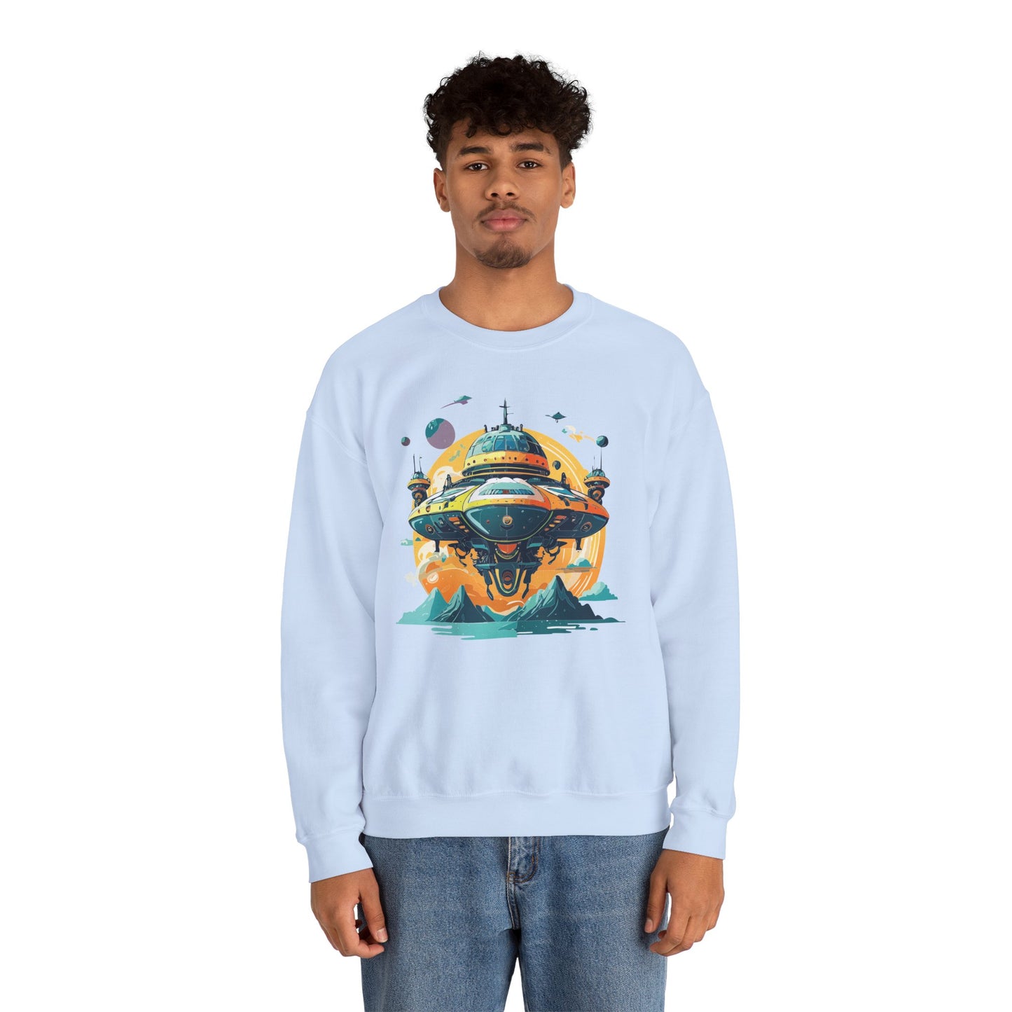 Space Shuttle Sweatshirt, Cosmic Sweatshirt, Astronaut Sweatshirt, Space Cosmic Sweatshirt