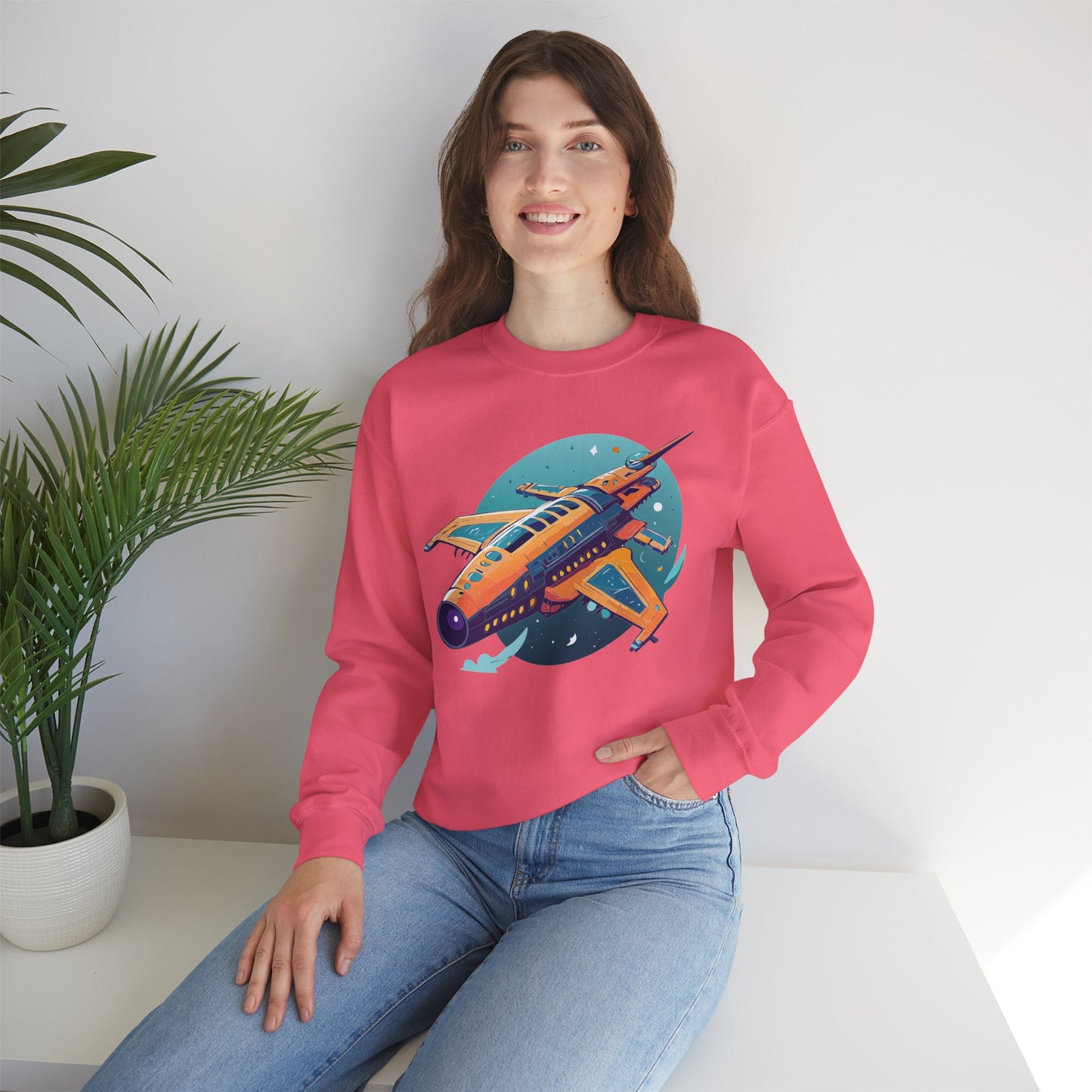 Space Shuttle Sweatshirt, Cosmic Sweatshirt, Astronaut Sweatshirt, Space Cosmic Sweatshirt