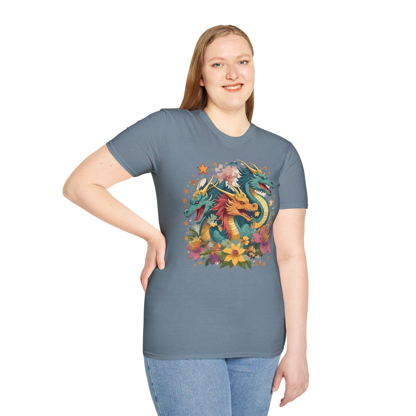 Dragon T Shirt, Dragon Shirt, Shirt with Animals, Animal Shirt
