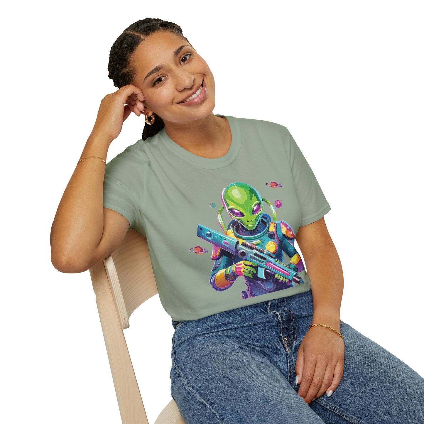 Alien T Shirt, Cosmos Shirt, Shirt with Aliens, Cosmo Shirts