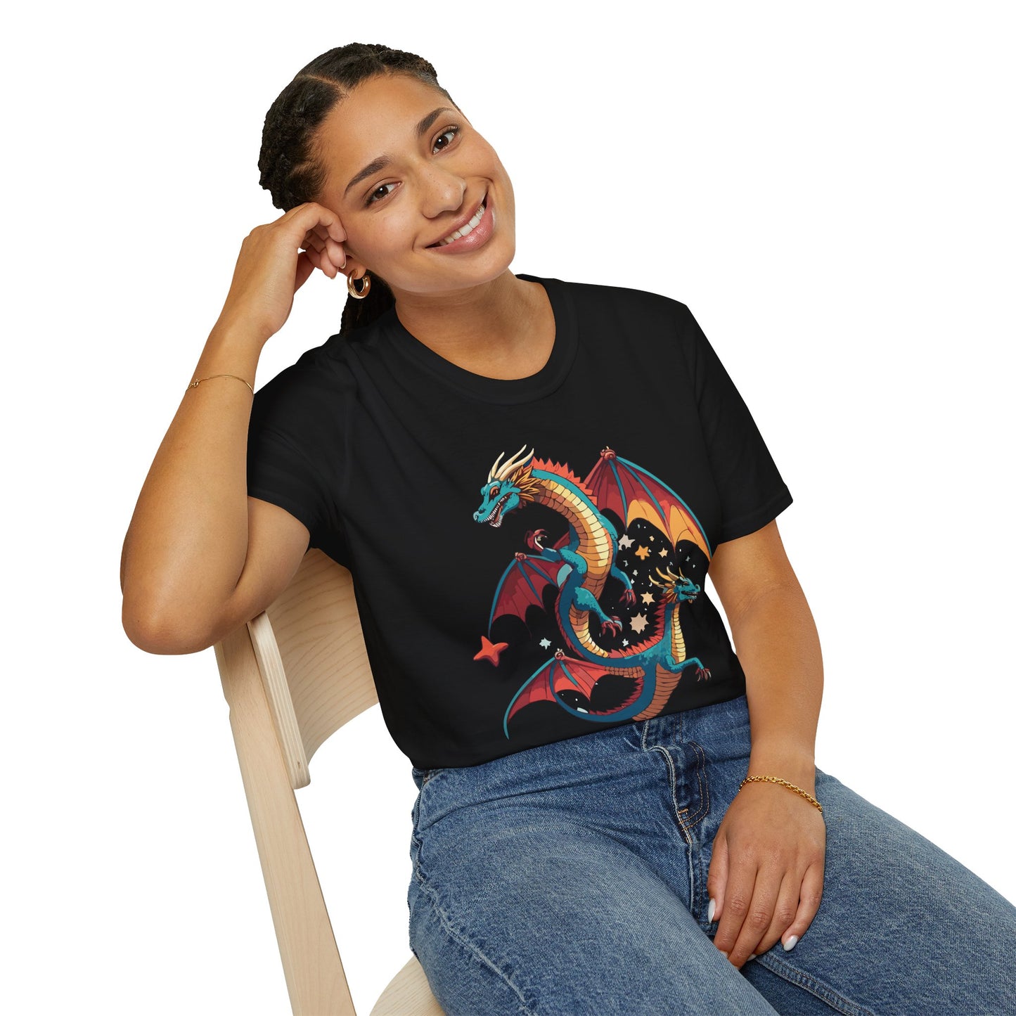 Dragon T Shirt, Dragon Shirt, Shirt with Animals, Animal Shirt