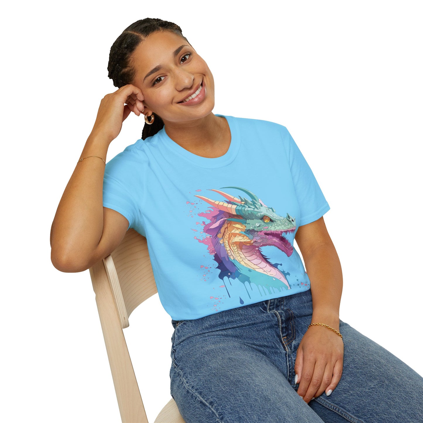 Dragon T Shirt, Dragon Shirt, Shirt with Animals, Animal Shirt