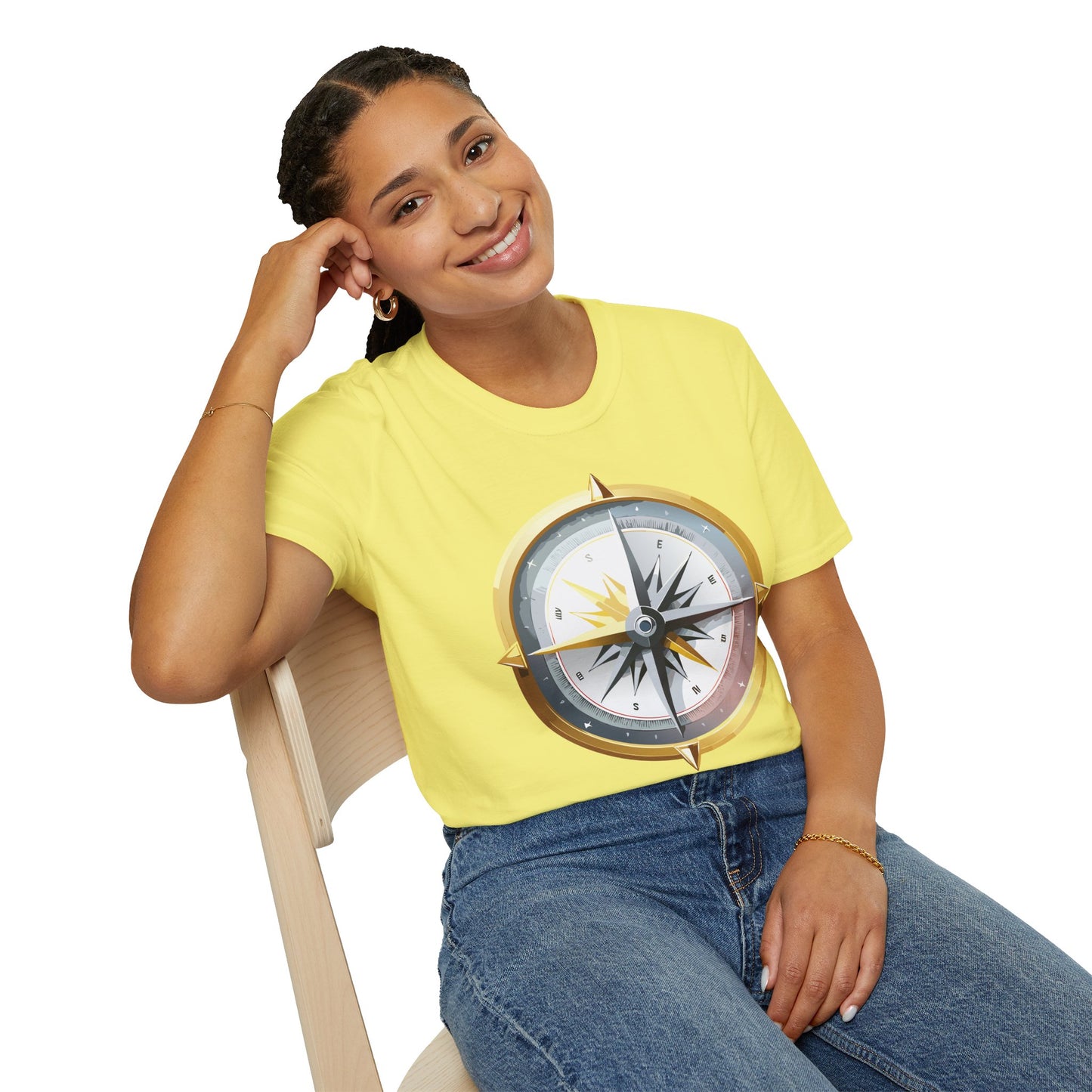 Compass T Shirt, Compass Shirt, Shirt with Compass, Navigator Shirt