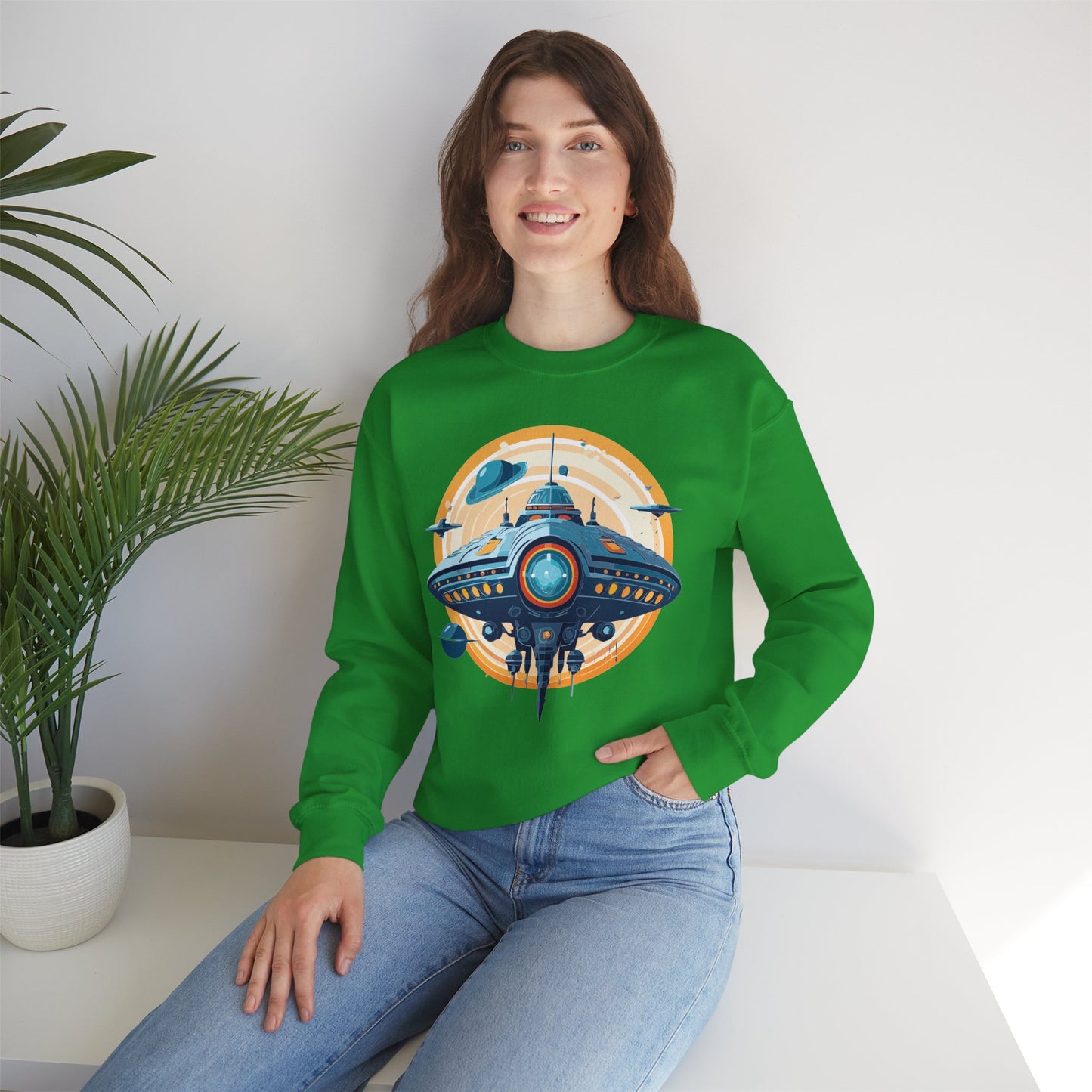 Space Shuttle Sweatshirt, Cosmic Sweatshirt, Astronaut Sweatshirt, Space Cosmic Sweatshirt