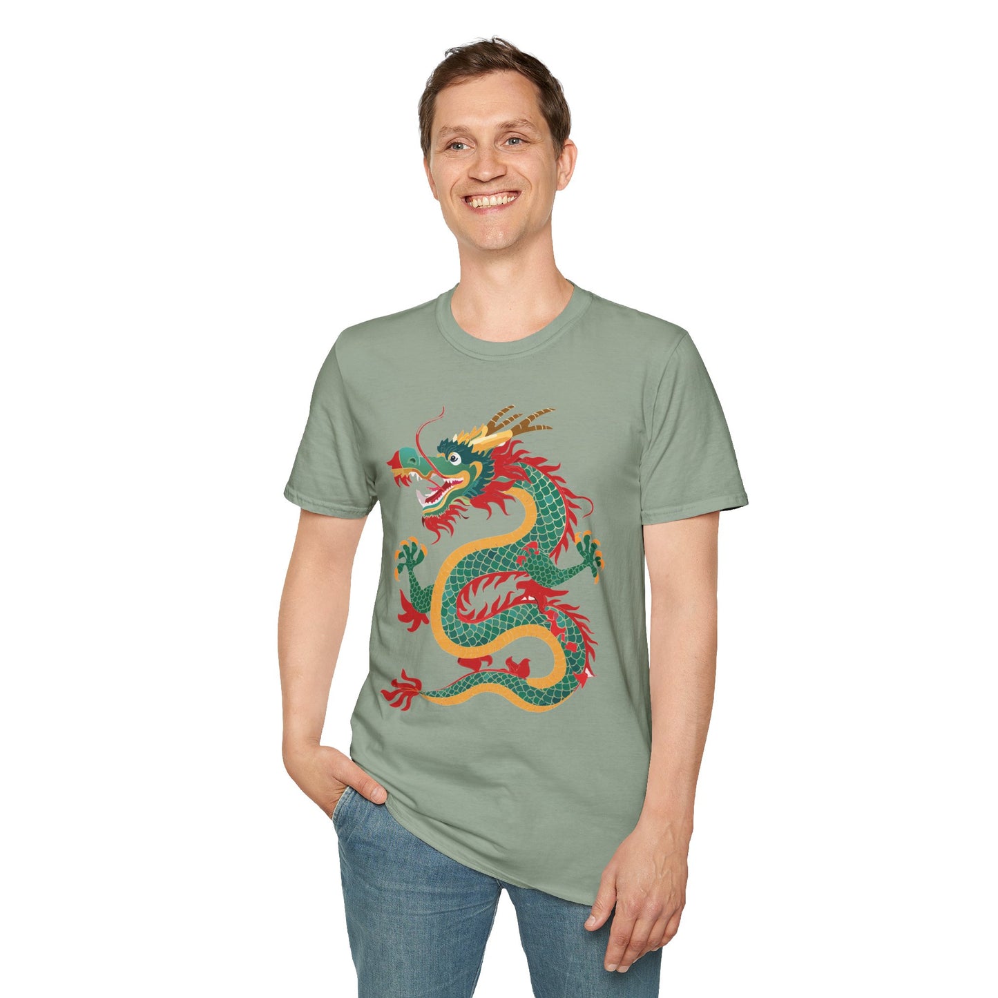 Dragon T Shirt, Dragon Shirt, Shirt with Animals, Animal Shirt