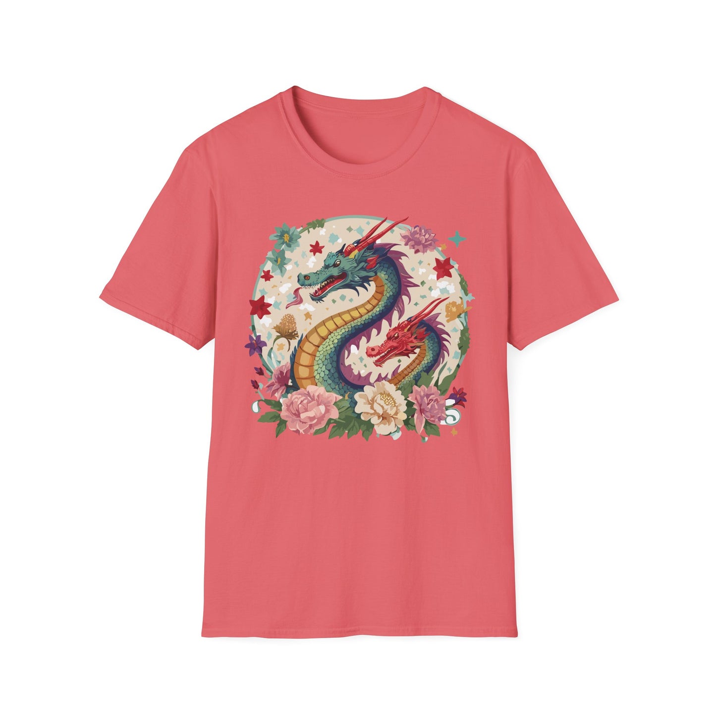 Dragon T Shirt, Dragon Shirt, Shirt with Animals, Animal Shirt