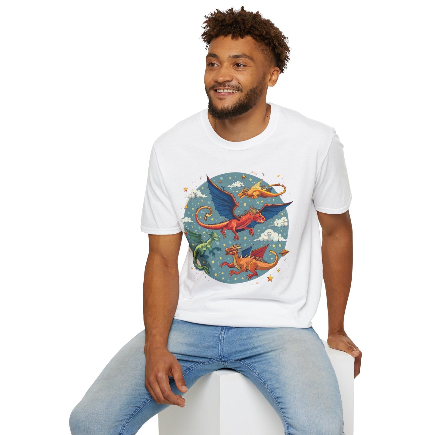 Dragon T Shirt, Dragon Shirt, Shirt with Animals, Animal Shirt
