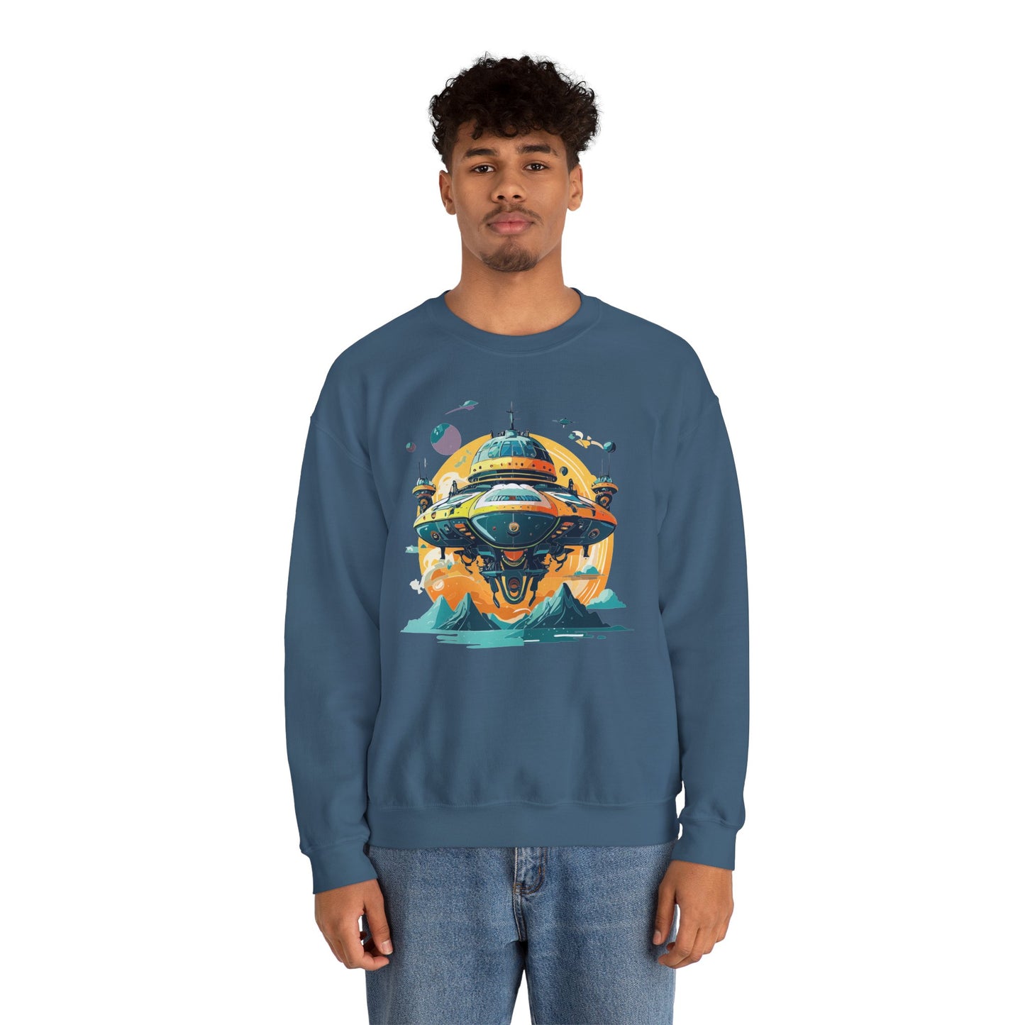 Space Shuttle Sweatshirt, Cosmic Sweatshirt, Astronaut Sweatshirt, Space Cosmic Sweatshirt