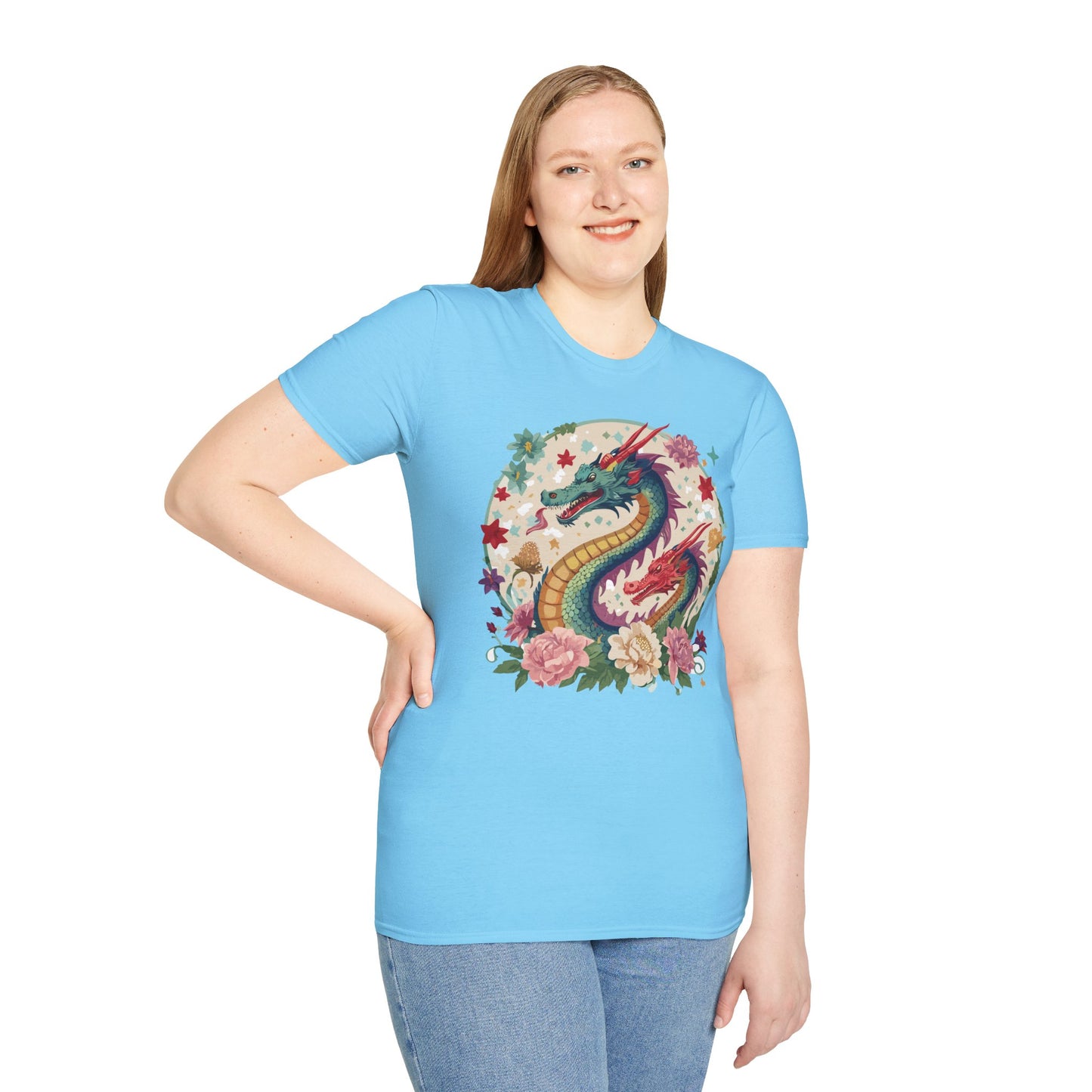 Dragon T Shirt, Dragon Shirt, Shirt with Animals, Animal Shirt