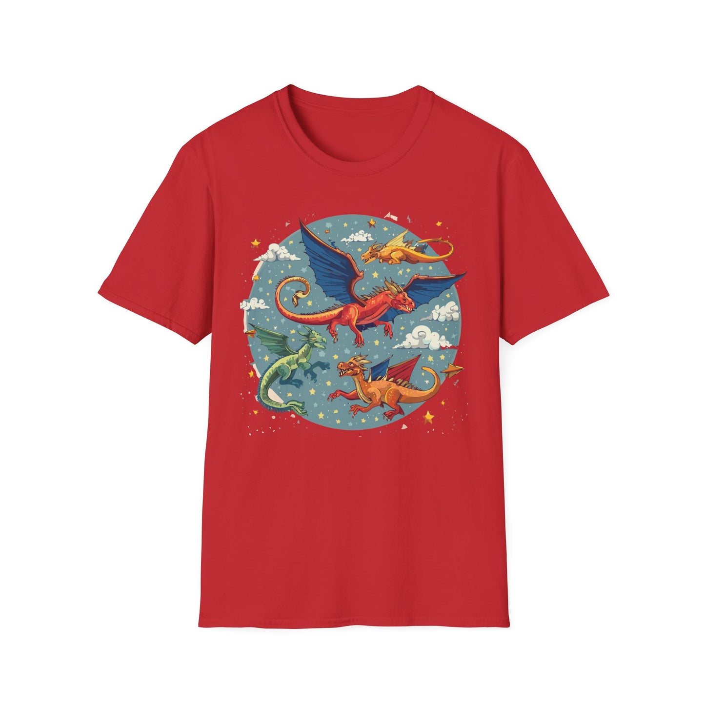 Dragon T Shirt, Dragon Shirt, Shirt with Animals, Animal Shirt