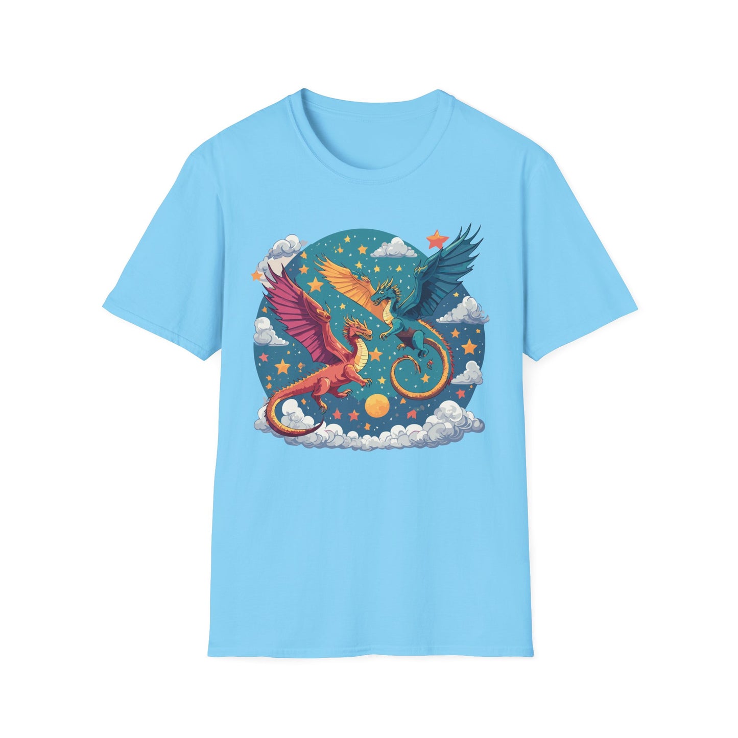 Dragon T Shirt, Dragon Shirt, Shirt with Animals, Animal Shirt