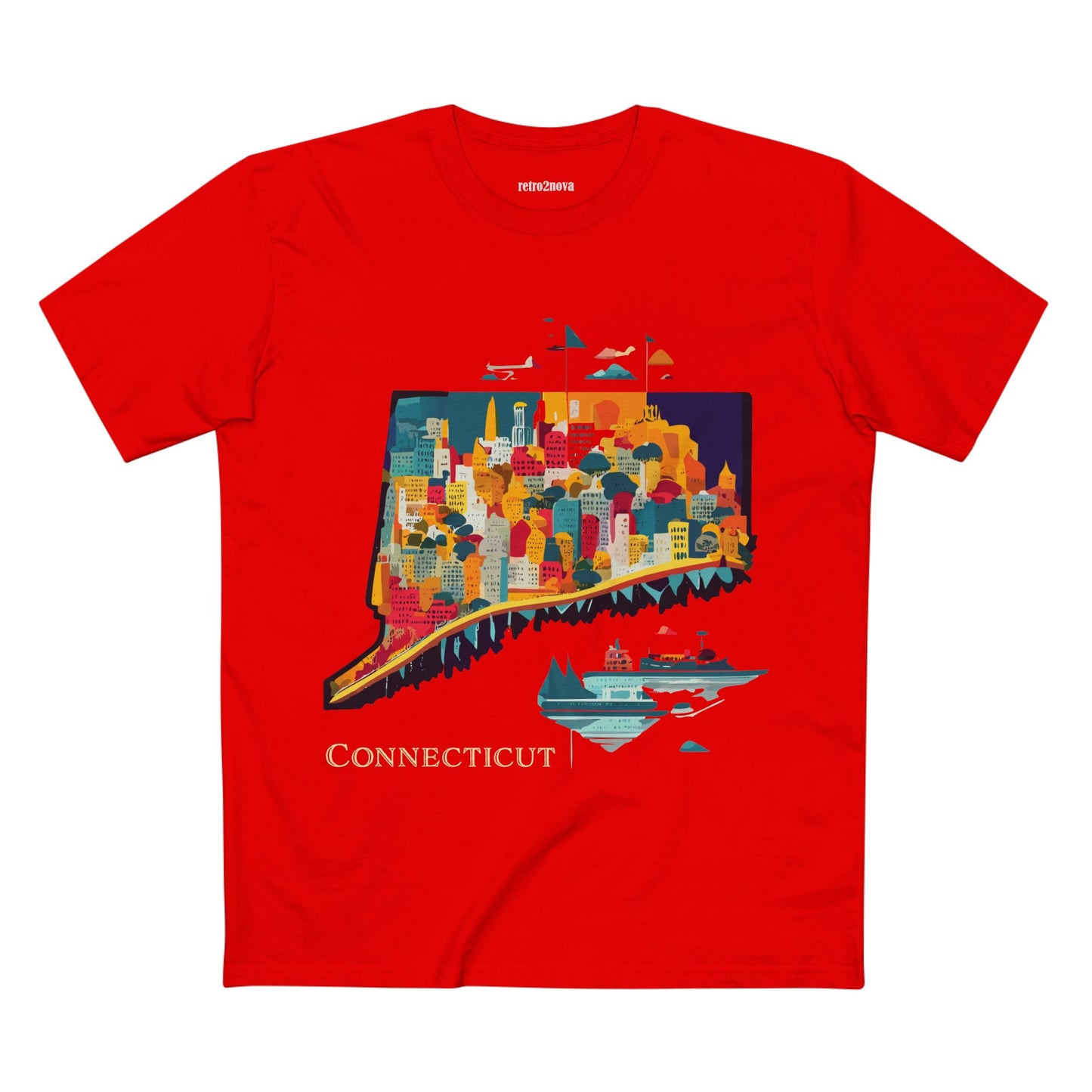 US State Shirts, Connecticut Shirt