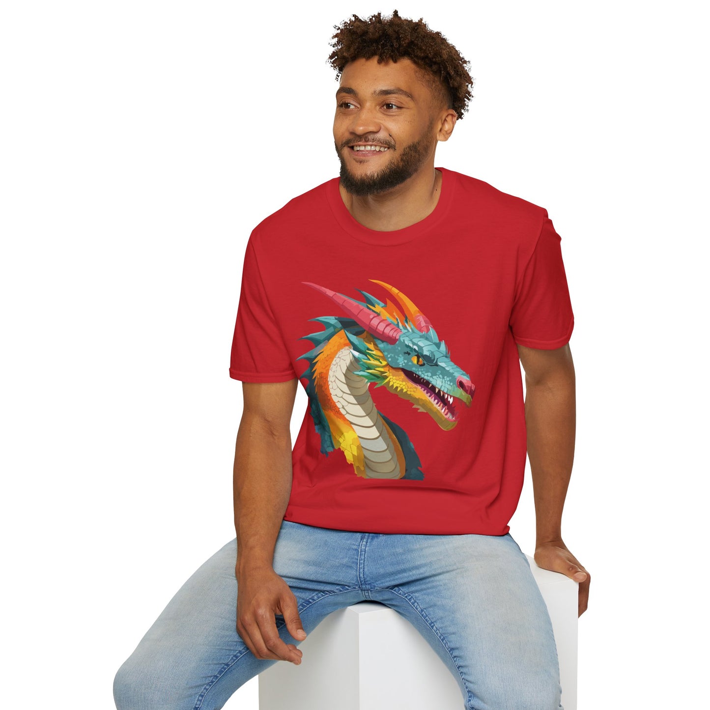 Dragon T Shirt, Dragon Shirt, Shirt with Animals, Animal Shirt