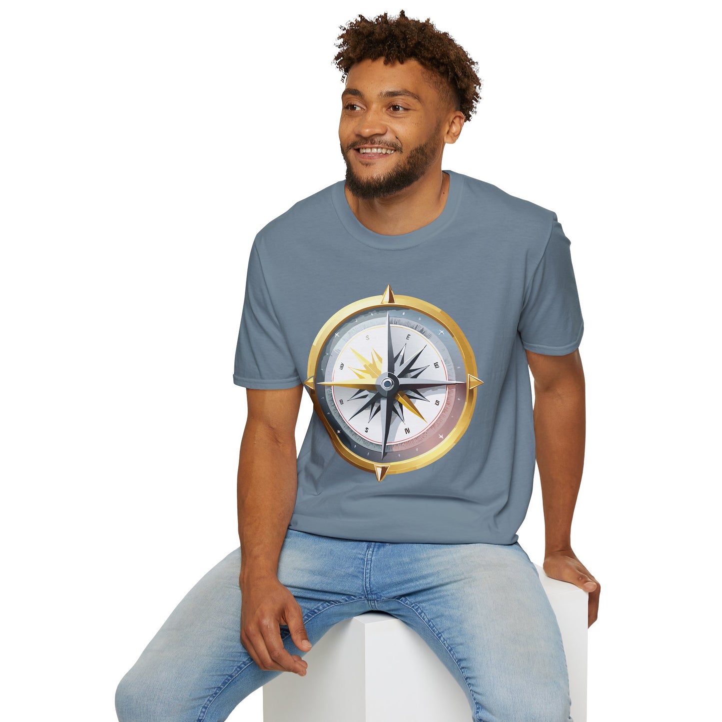 Compass T Shirt, Compass Shirt, Shirt with Compass, Navigator Shirt
