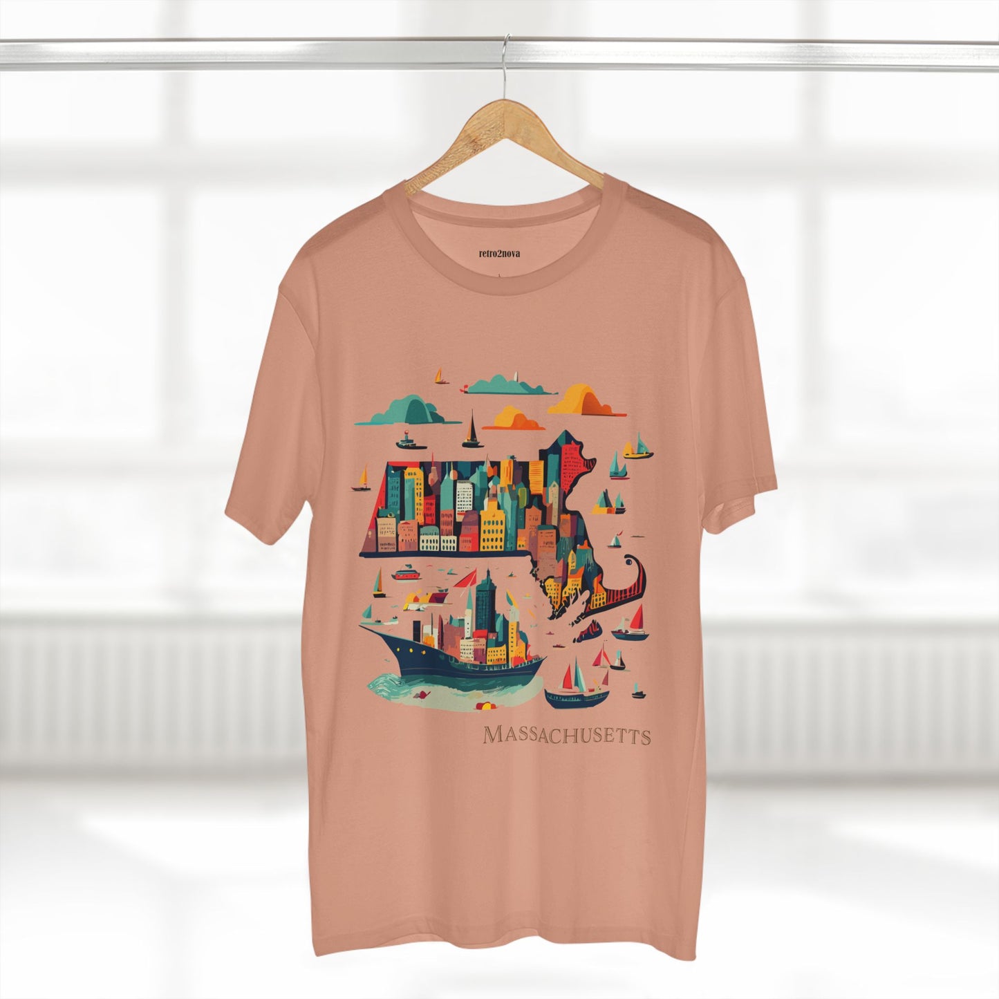 US State Shirts, Massachusetts Shirt
